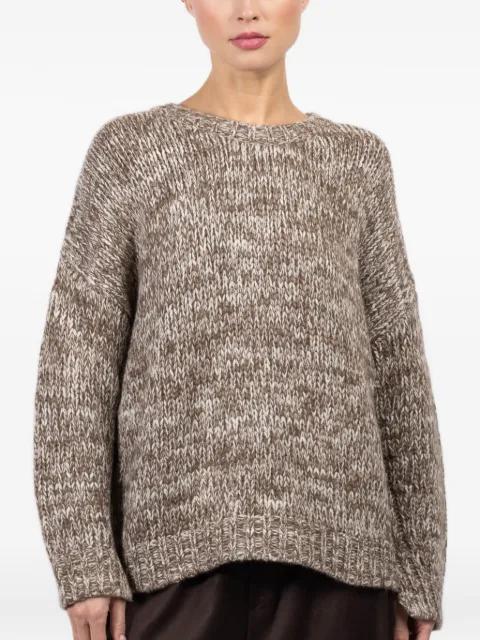 Cypress marl-knit sweater by SABLYN
