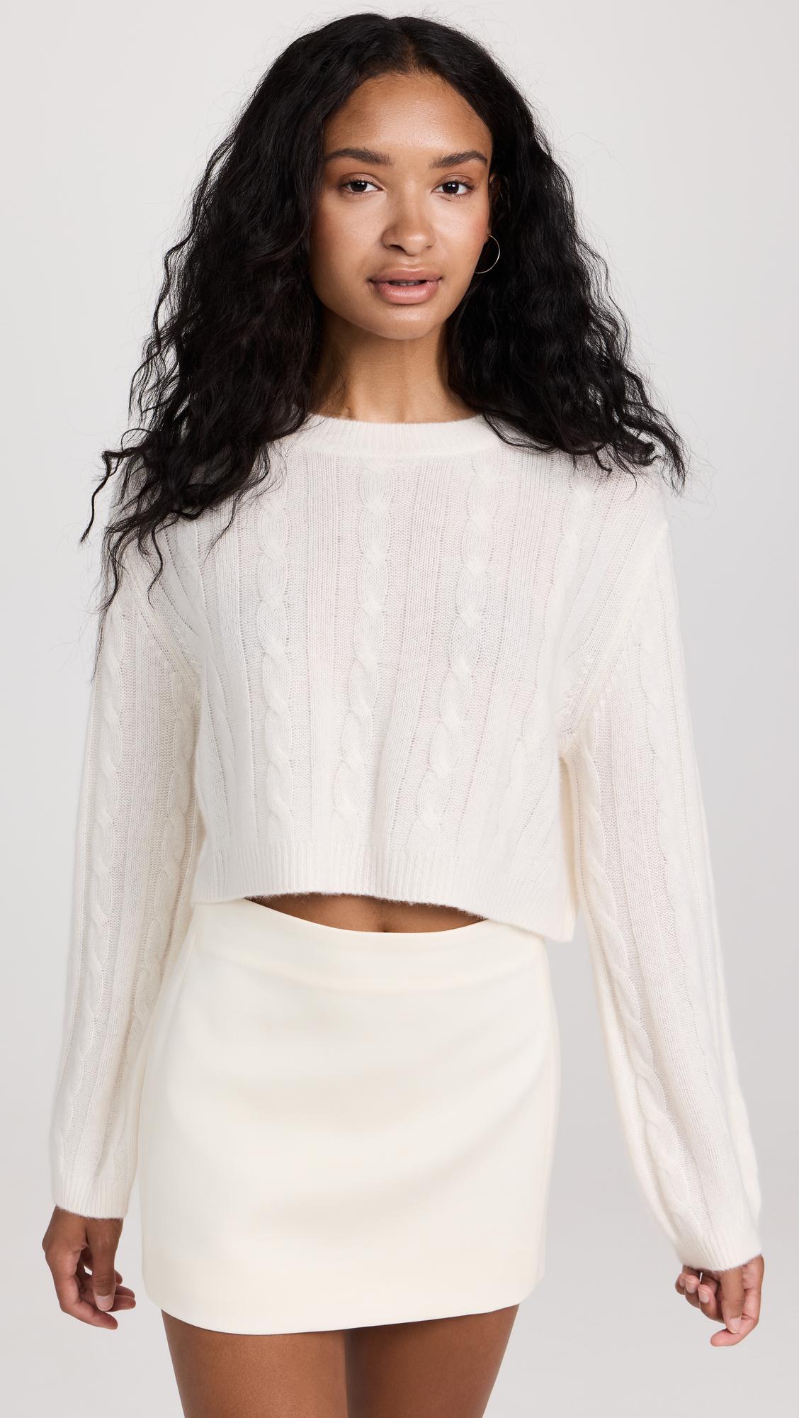 Emmanuel Cashmere Cable Knit Sweater by SABLYN