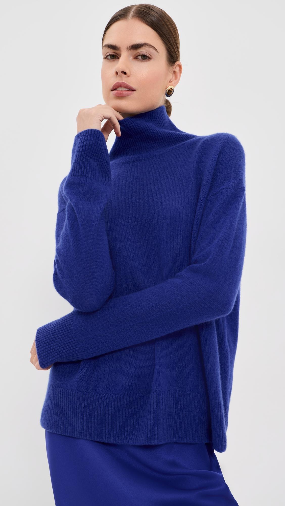 Filomena Slouchy Cashmere Turtleneck by SABLYN
