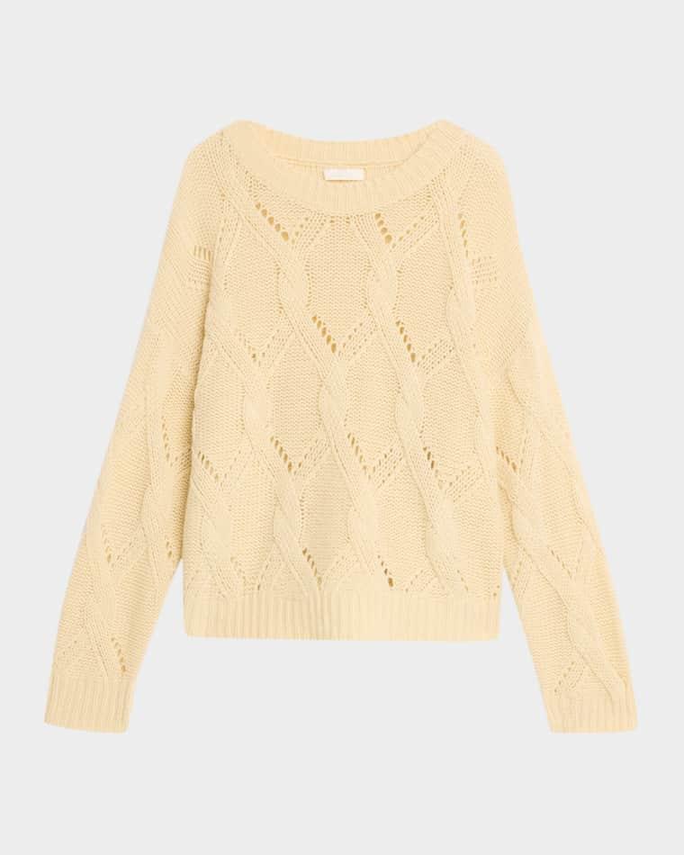 Gia Slouchy Crewneck Sweater by SABLYN