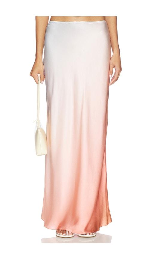 SABLYN Grace B Maxi Pull On Skirt in Blue,Coral by SABLYN