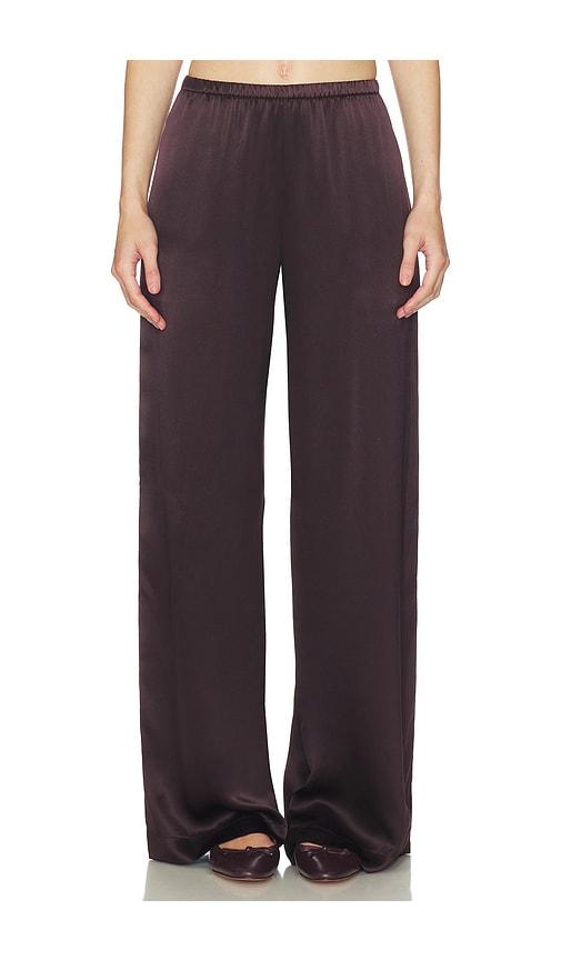 SABLYN Lexi Lower Rise Relaxed Pant in Purple by SABLYN