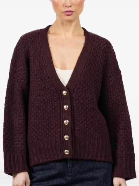 Tisch C buttoned V-neck cardigan by SABLYN