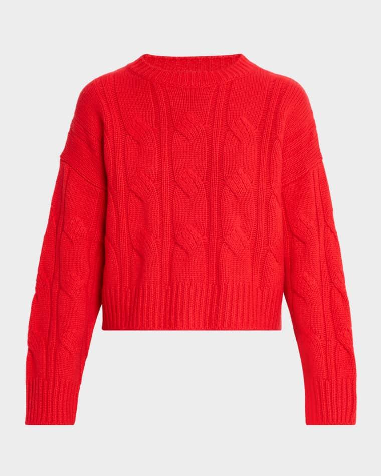 Tristan Cable-Knit Cashmere Sweater by SABLYN