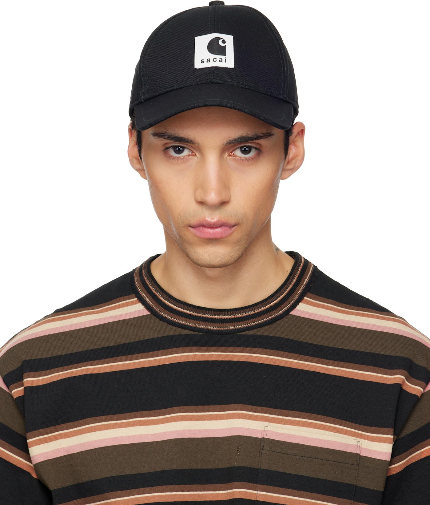 Black Carhartt WIP Edition Duck Cap by SACAI