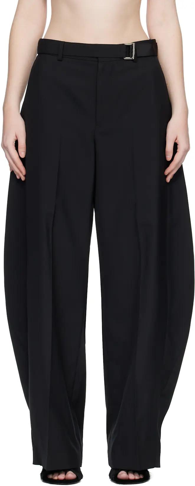 Black Suiting Trousers by SACAI