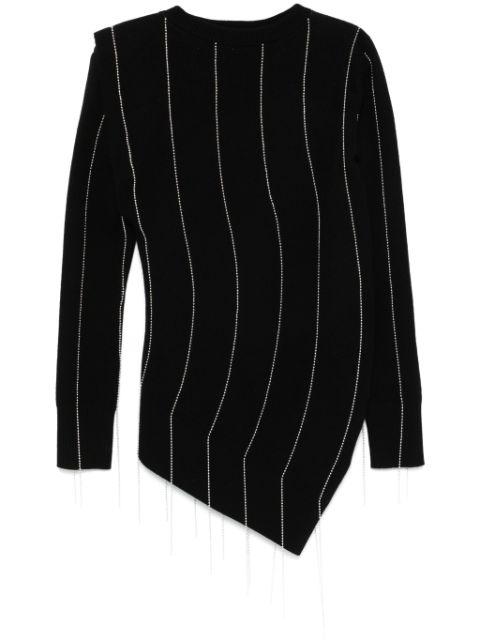 Chalk Stripe sweater by SACAI