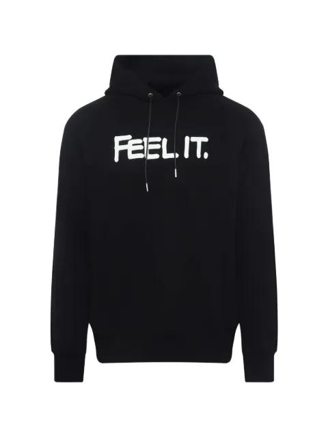 Eric Haze slogan-print hoodie by SACAI
