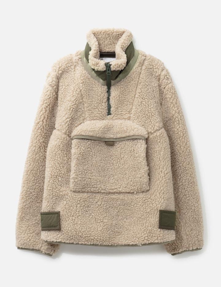 Faux Shearling Pullover by SACAI