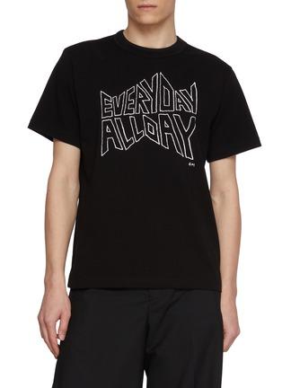 Geoff Graphic Cotton T-Shirt by SACAI