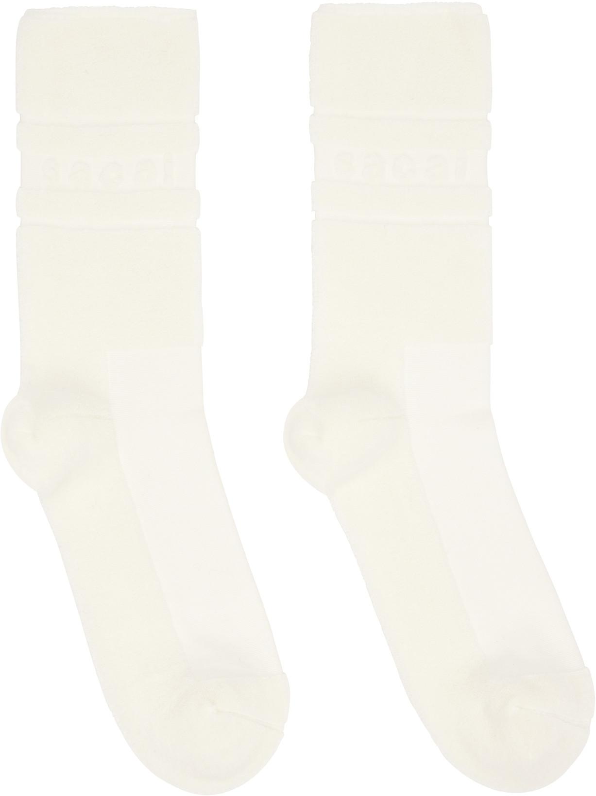 Off-White Pile Logo Socks by SACAI