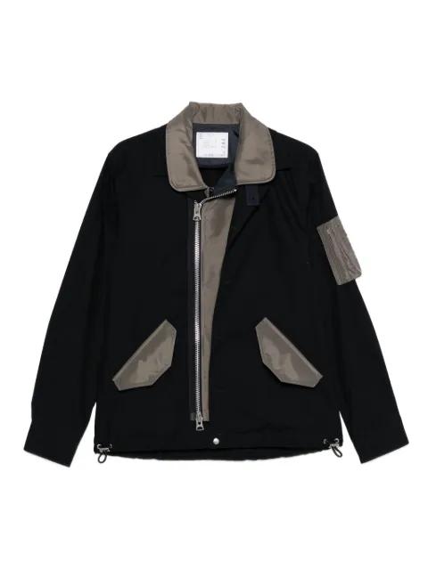 Oxford nylon cotton jacket by SACAI