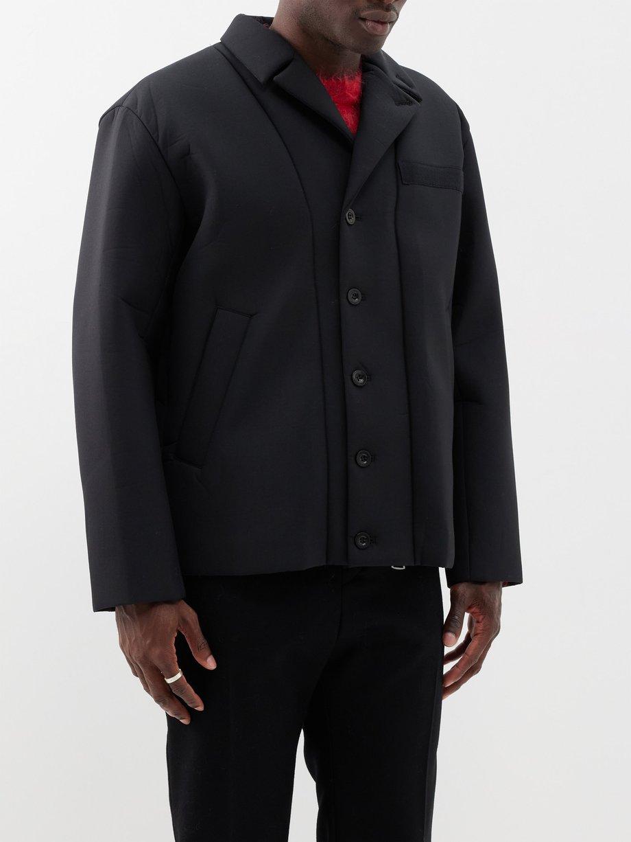 Panelled neoprene jacket by SACAI
