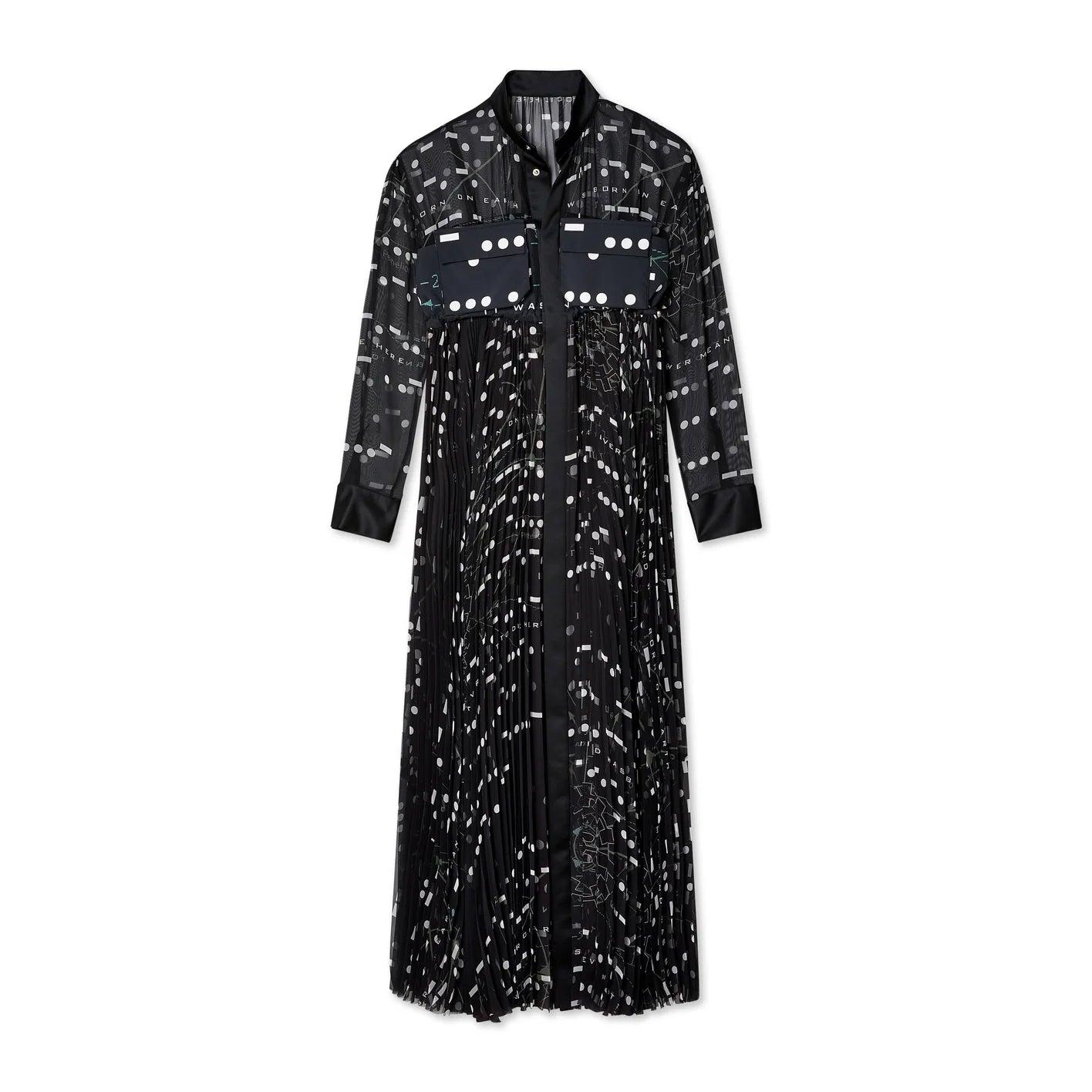 SACAI - Interstellar Dress - (001 Black) by SACAI