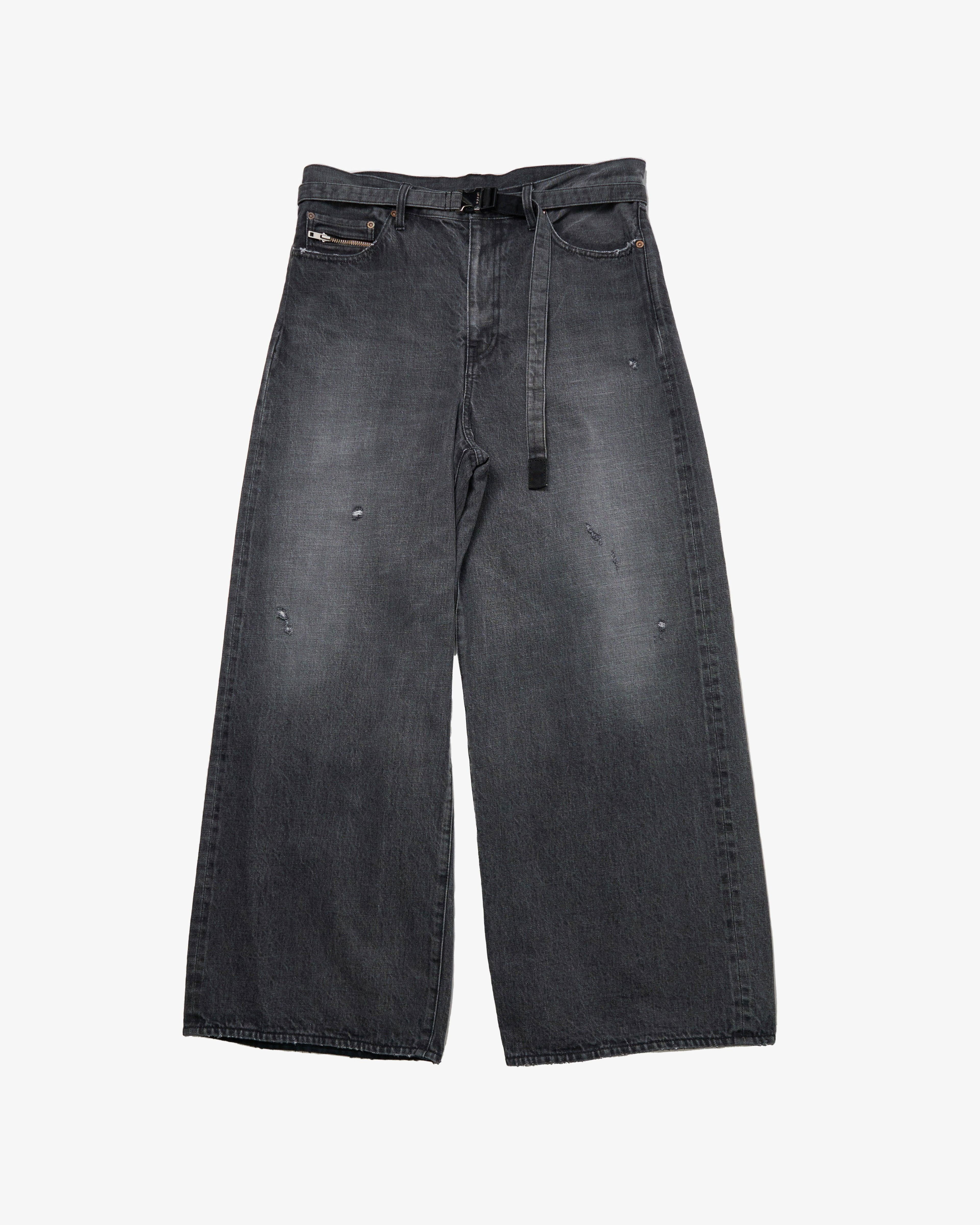 SACAI - Men's Beyondexx Denim Pants - (Black) by SACAI