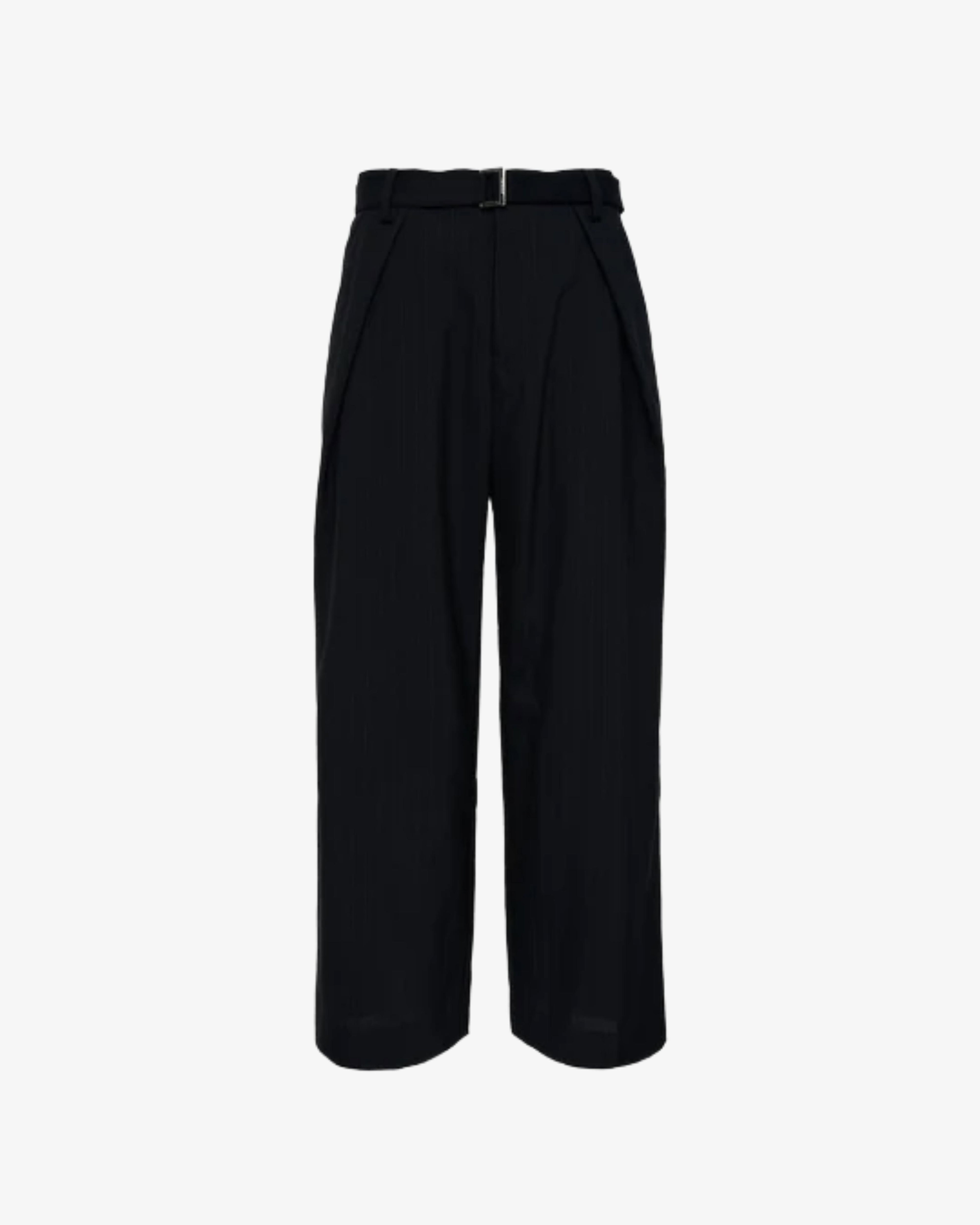 SACAI - Men's Chalk Stripe Pants - (Black) by SACAI