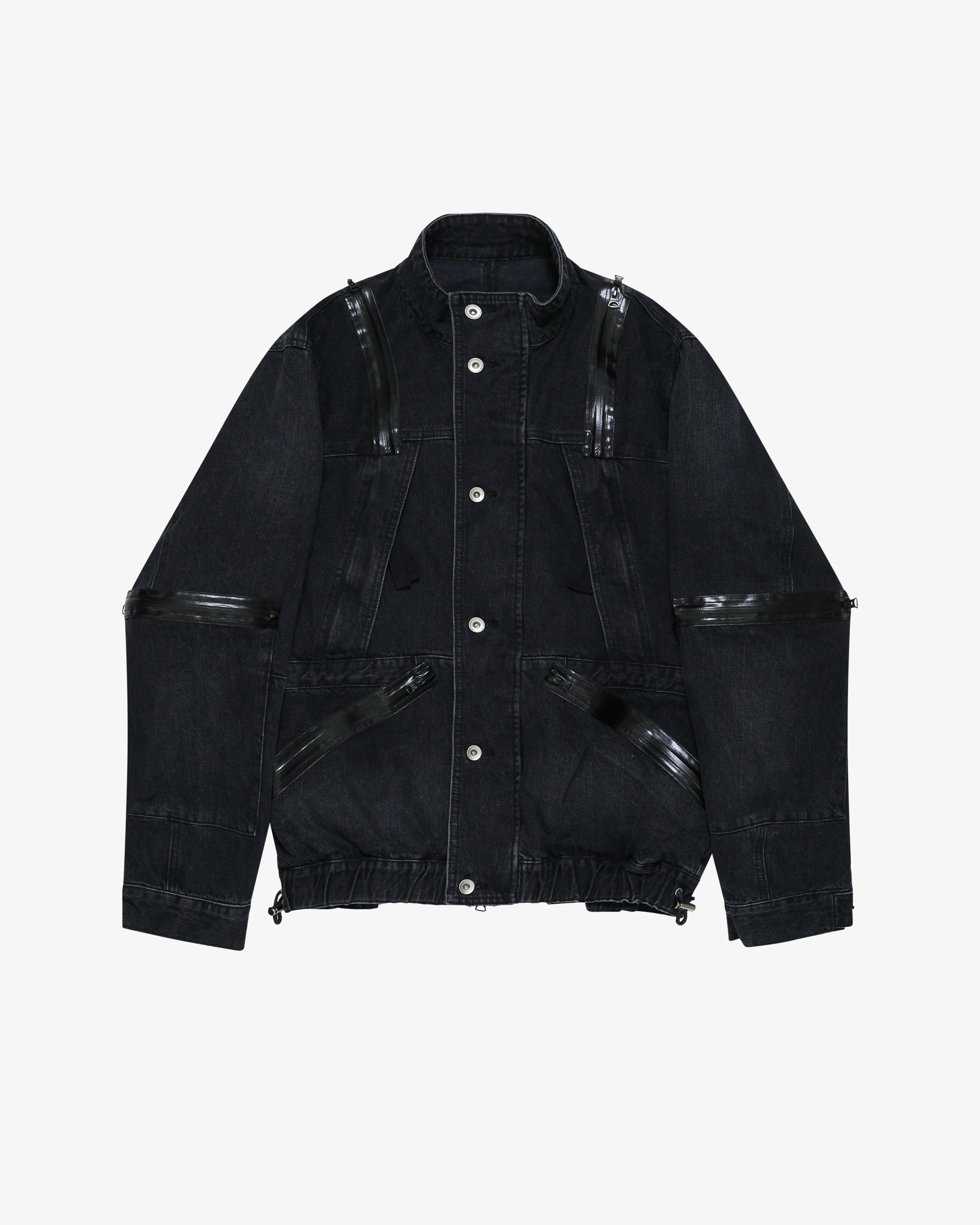 SACAI - Men's Denim Blouson - (Black) by SACAI