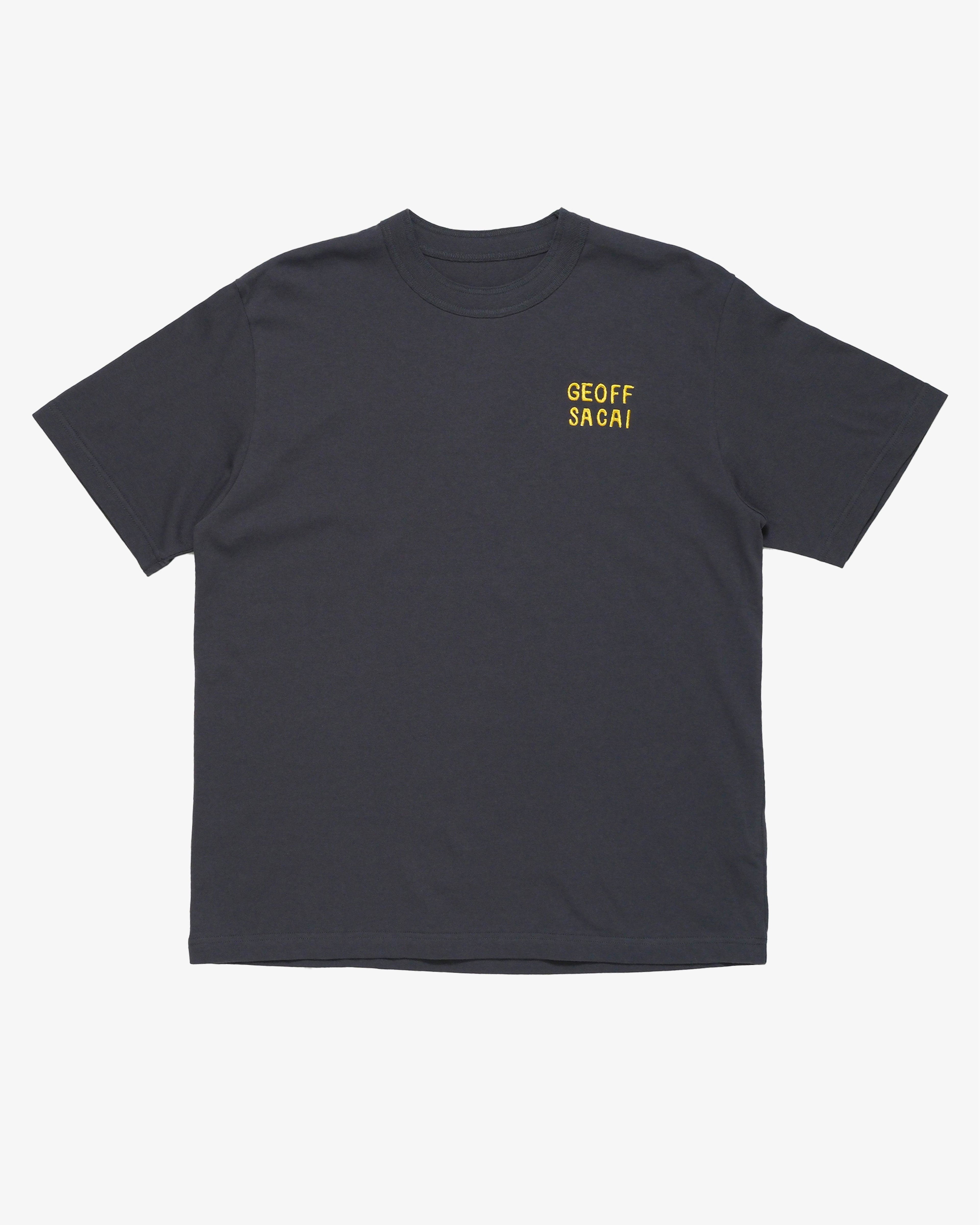 SACAI - Men's Geoff Sacai  Embroidery T-Shirt - (Grey) by SACAI