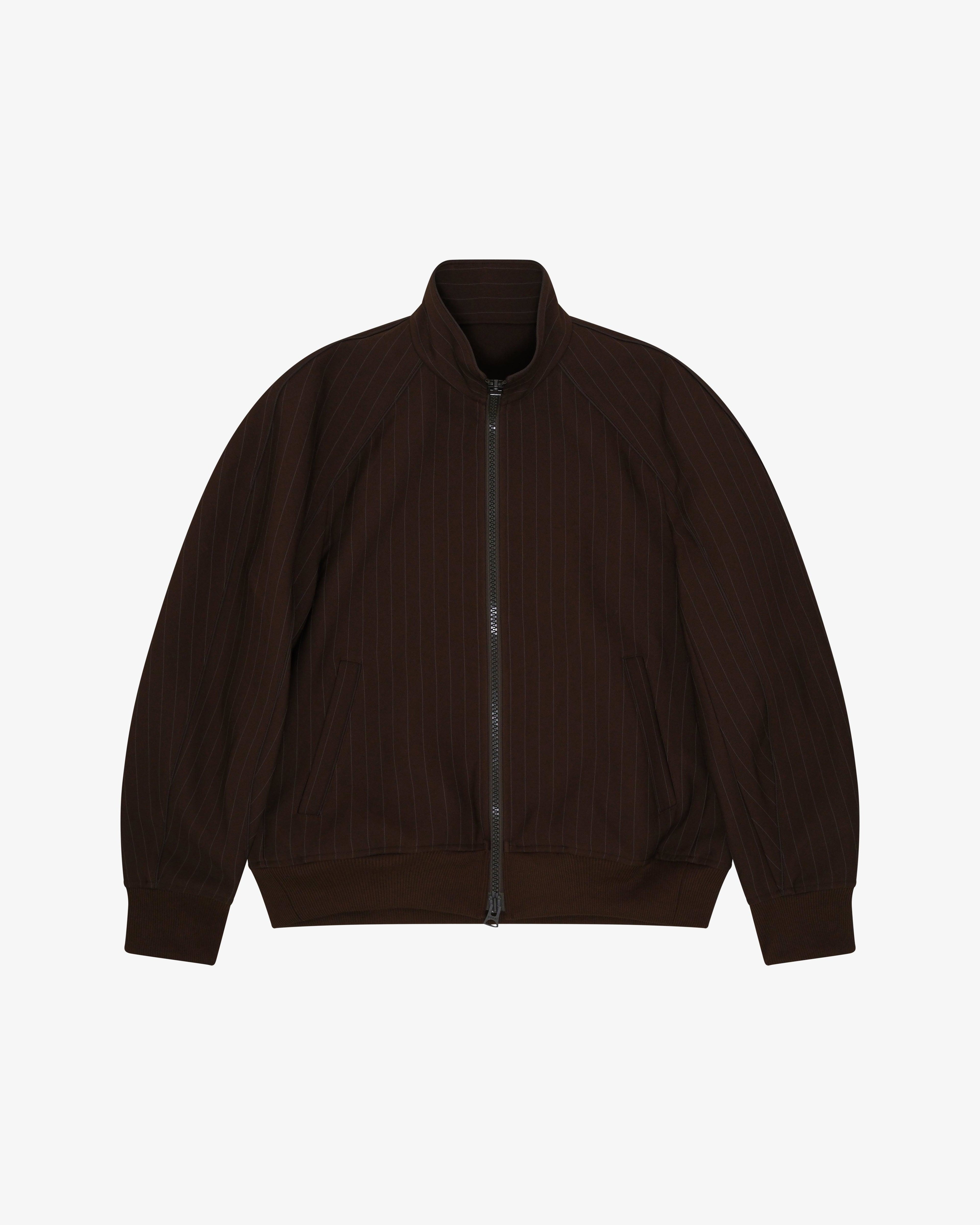 SACAI - Men's Matelasse Twill Blouson - (Stripes) by SACAI