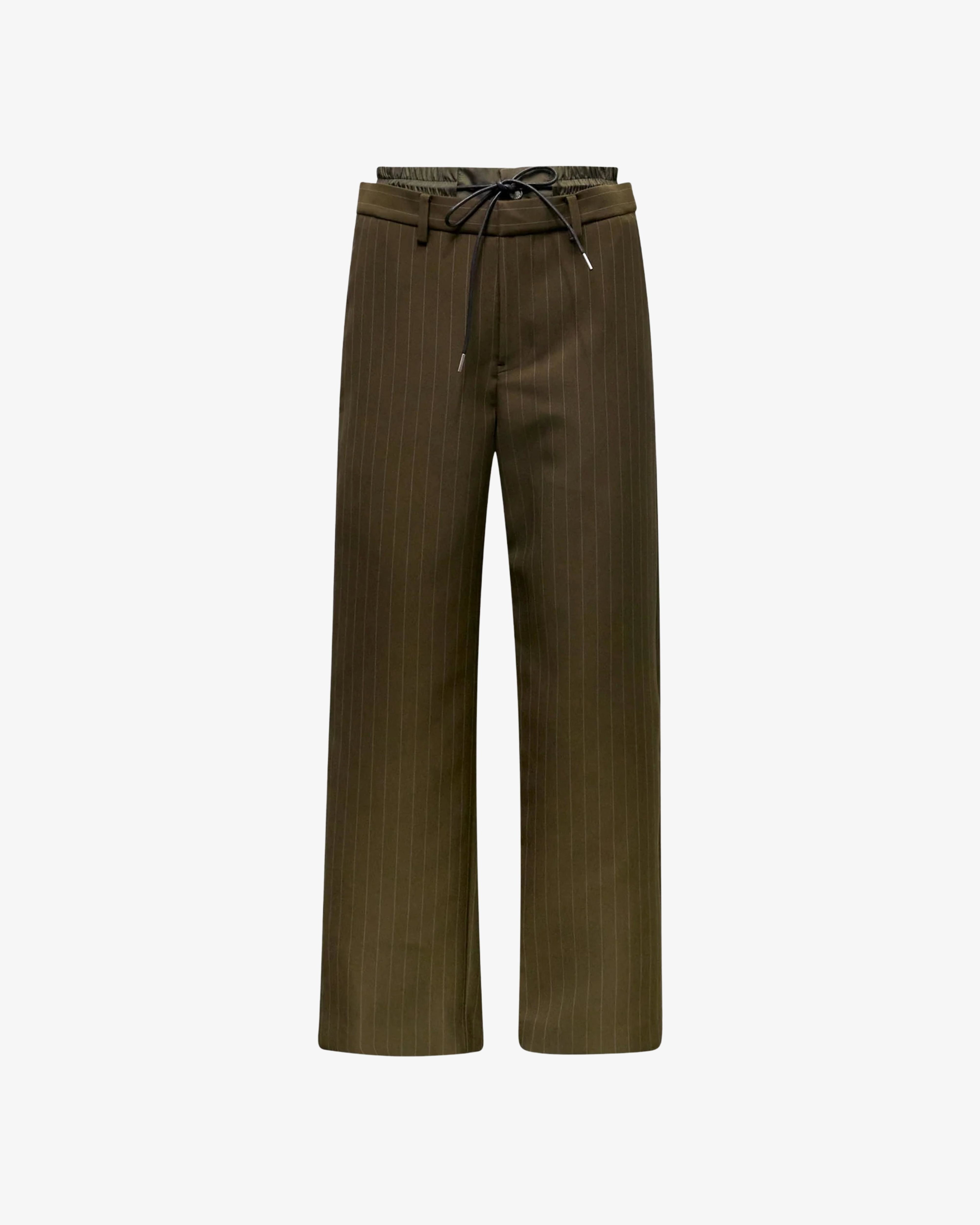 SACAI - Men's Matelasse Twill Pants - (Stripes) by SACAI