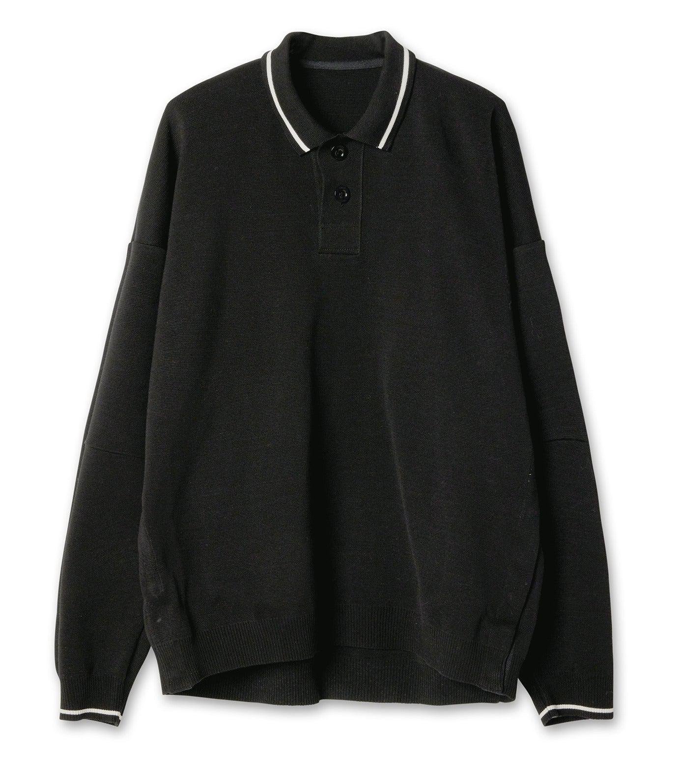 SACAI - Men's Milano Rib Knit Pullover - (Black) by SACAI