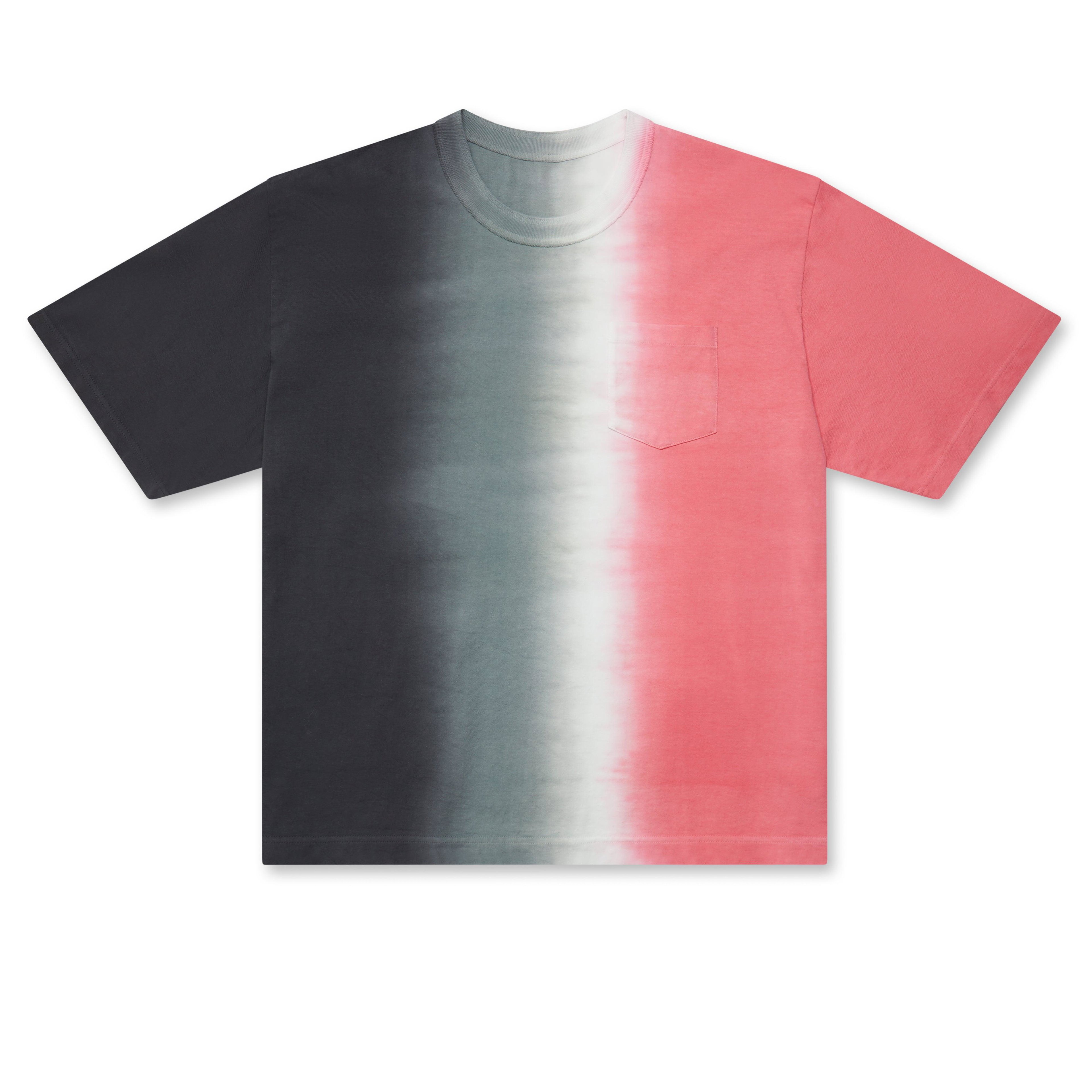 SACAI -Tie Dye Cotton Jersey T-Shirt - (017 Blackxred) by SACAI