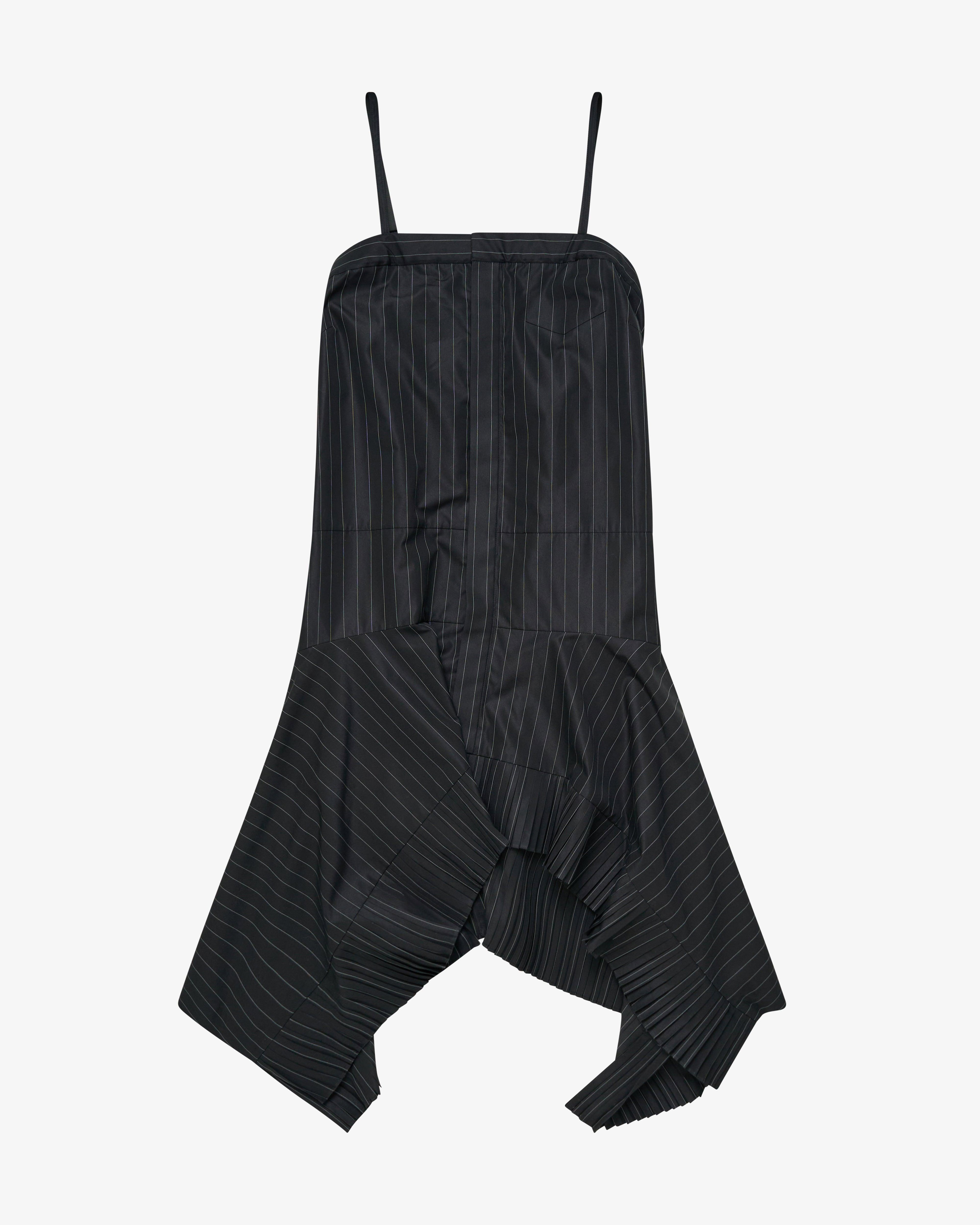 SACAI - Women's Chalk Stripe Dress - (Black) by SACAI