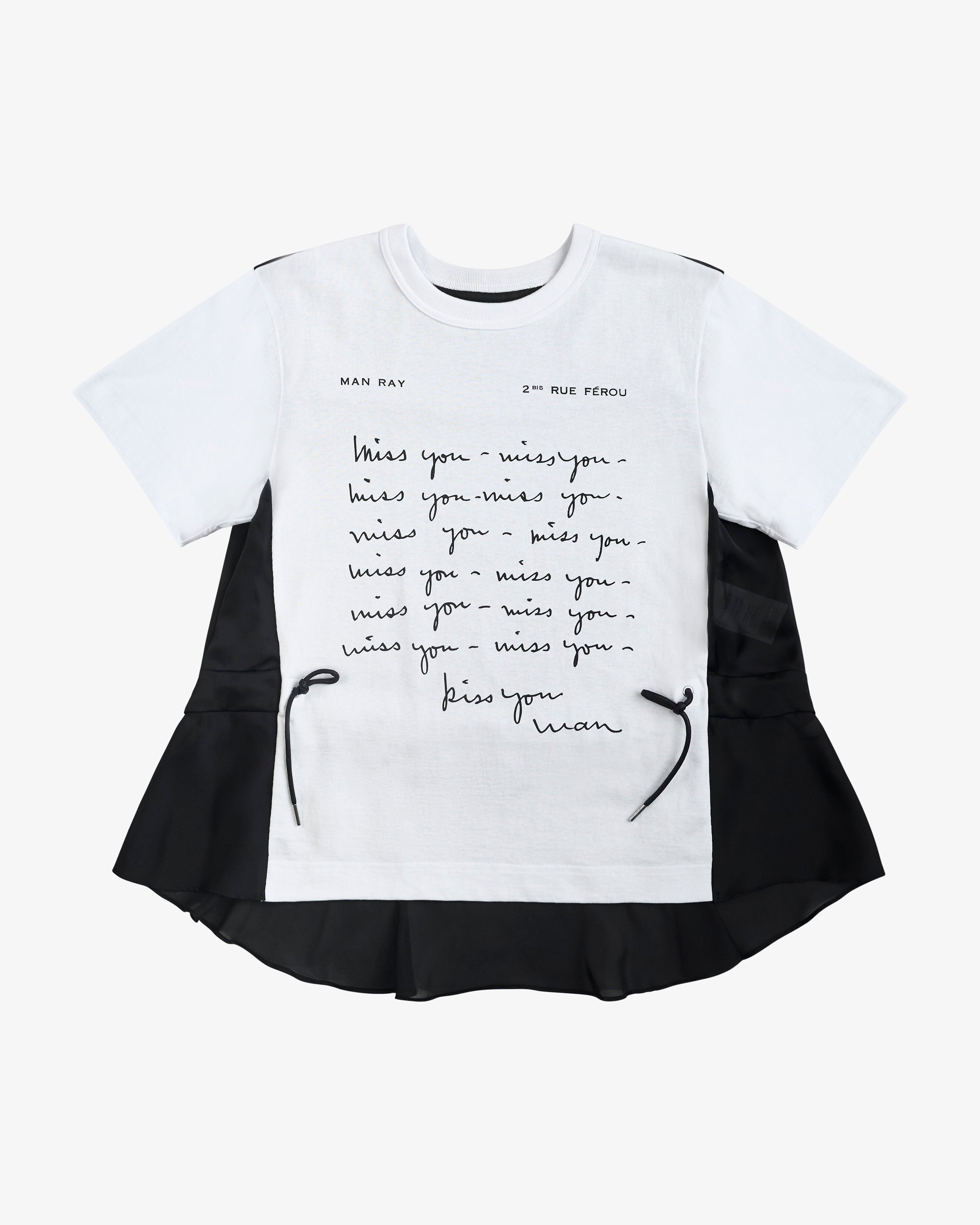 SACAI - Women's Cotton Jersey T-Shirt - (Off-White152) by SACAI