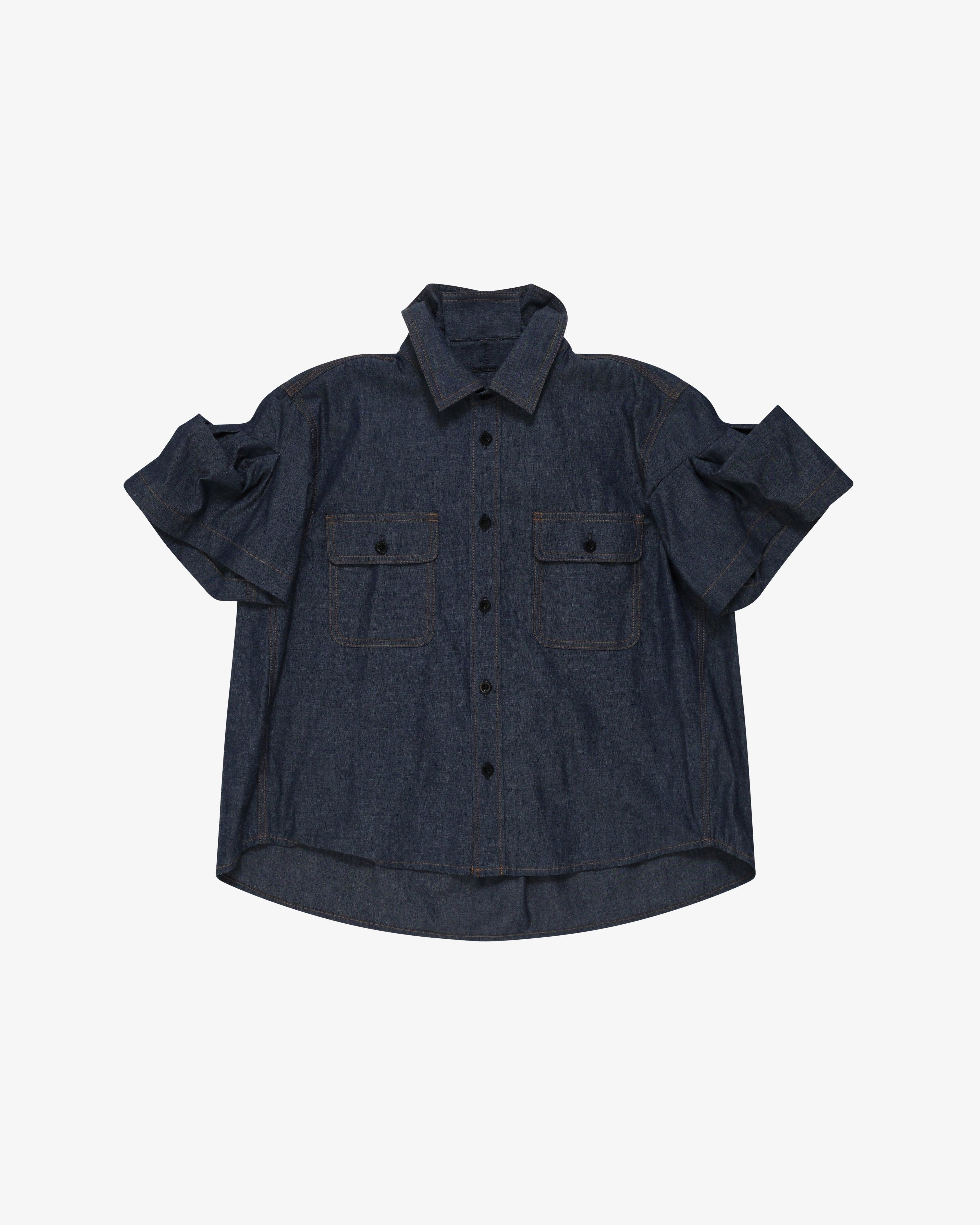 SACAI - Women's Light Weight Denim Shirt - (Denim) by SACAI