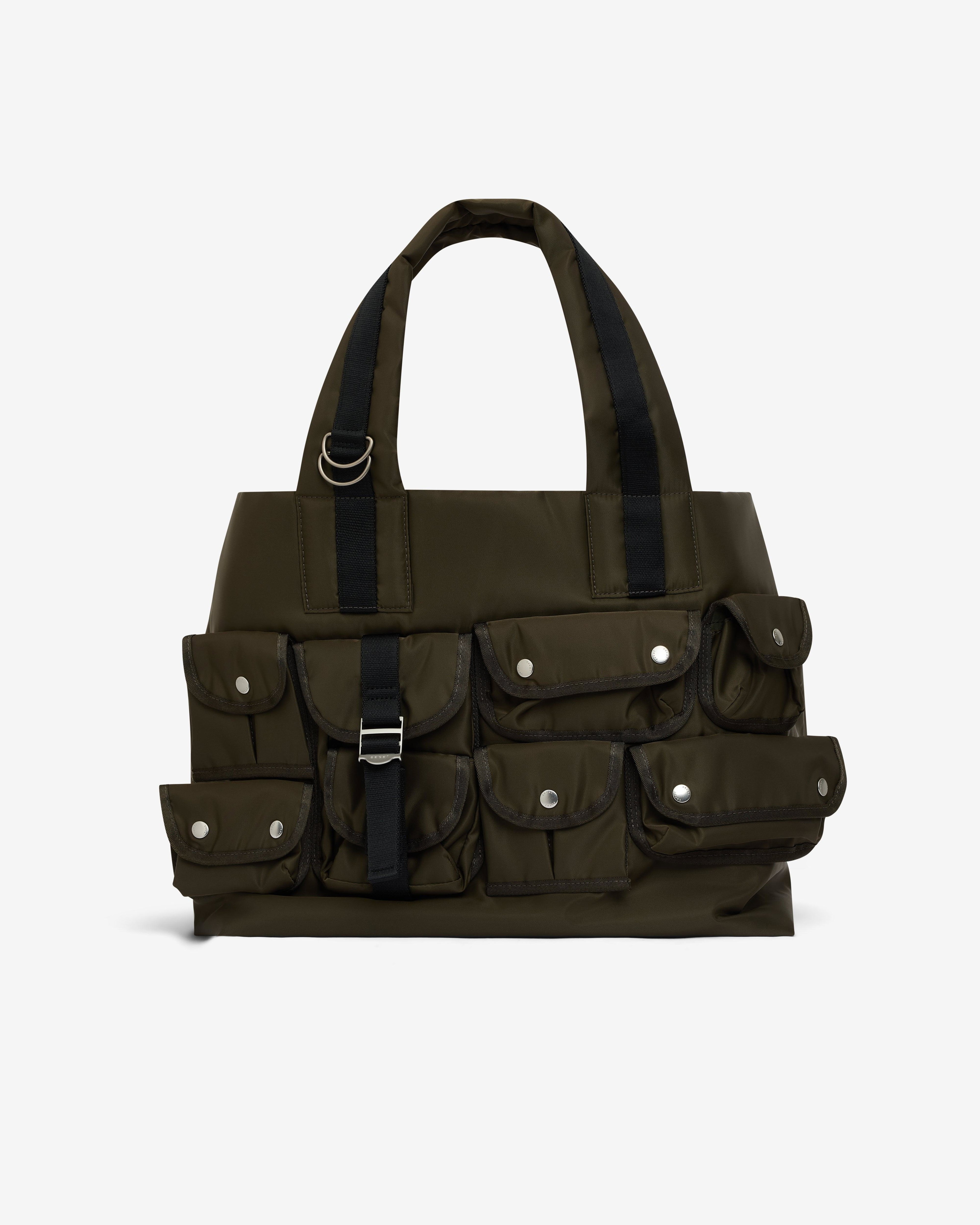 SACAI - Women's Nylon Tote Bag - (Khaki) by SACAI