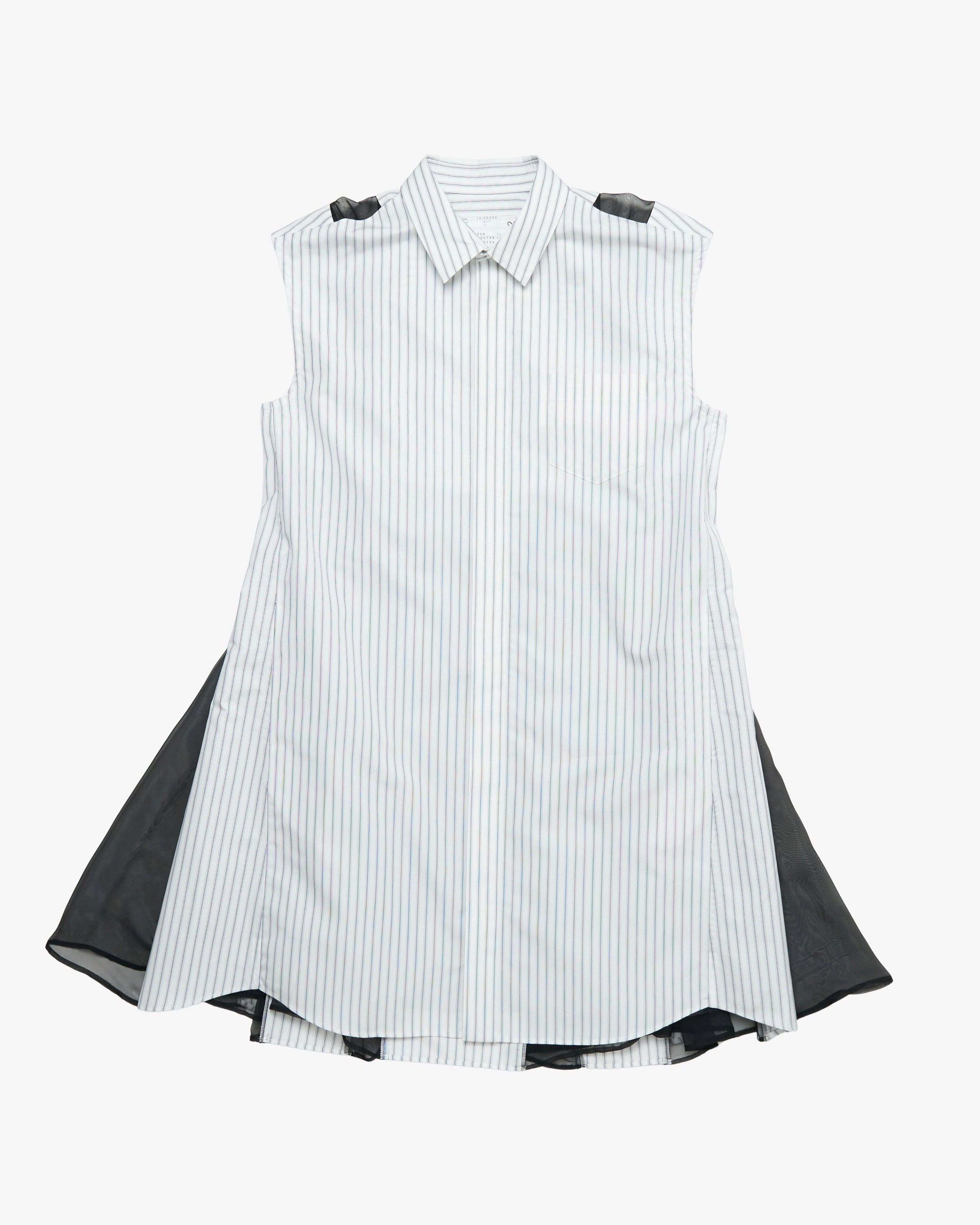 SACAI - Women's Poplin Dress - (Off-White) by SACAI