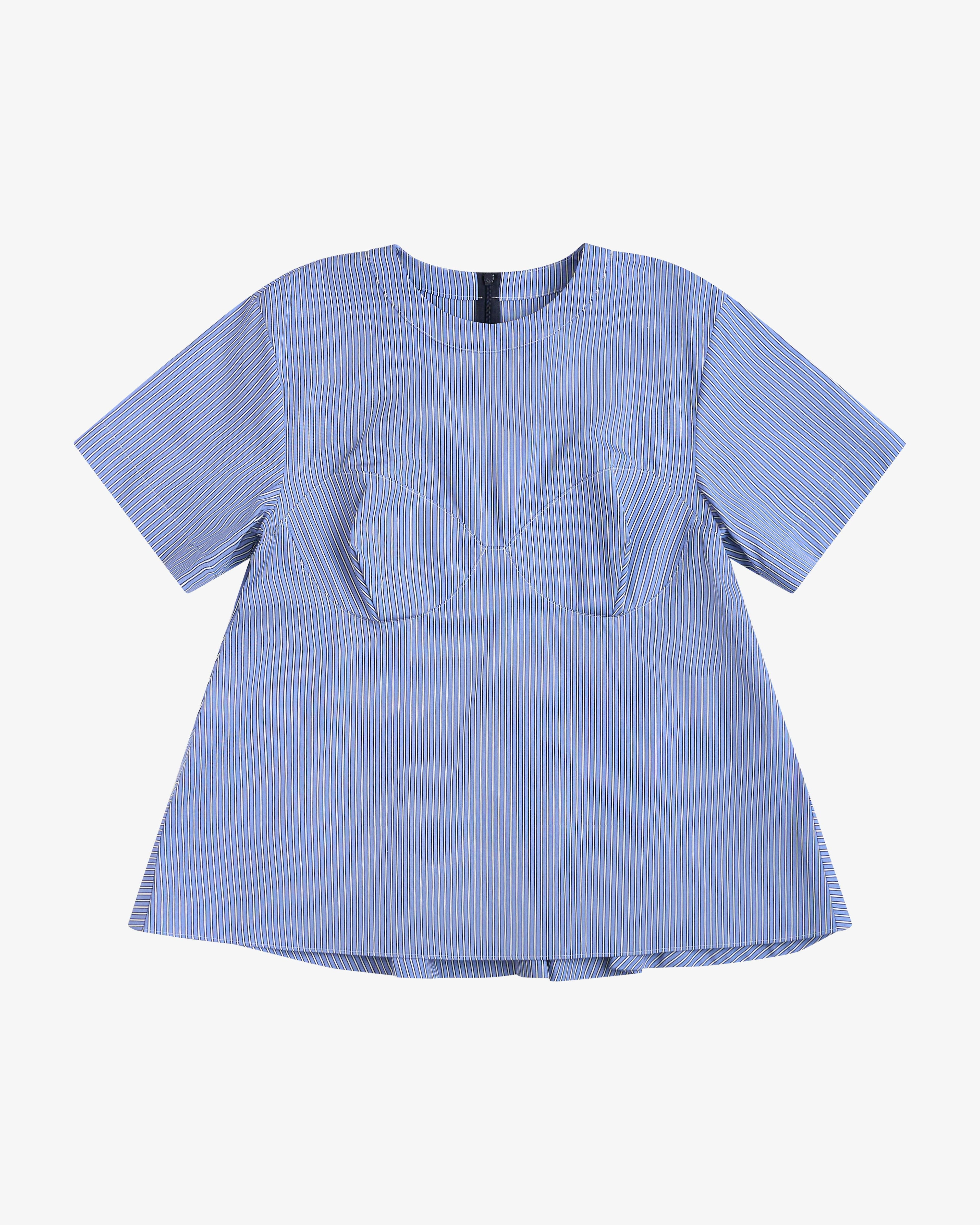 SACAI - Women's Poplin Pullover - (Stripes421) by SACAI