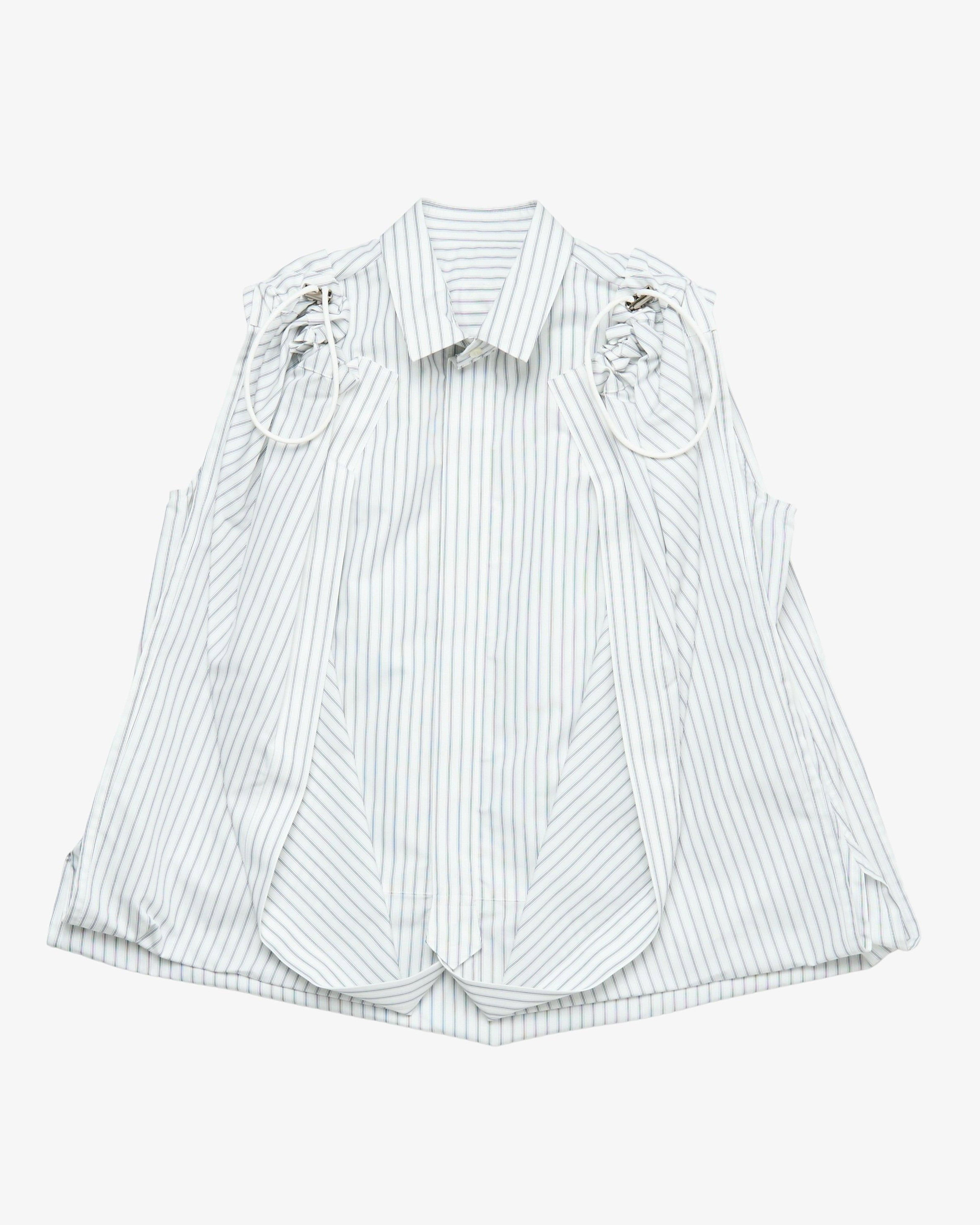 SACAI - Women's Poplin Shirt - (Off-White by SACAI