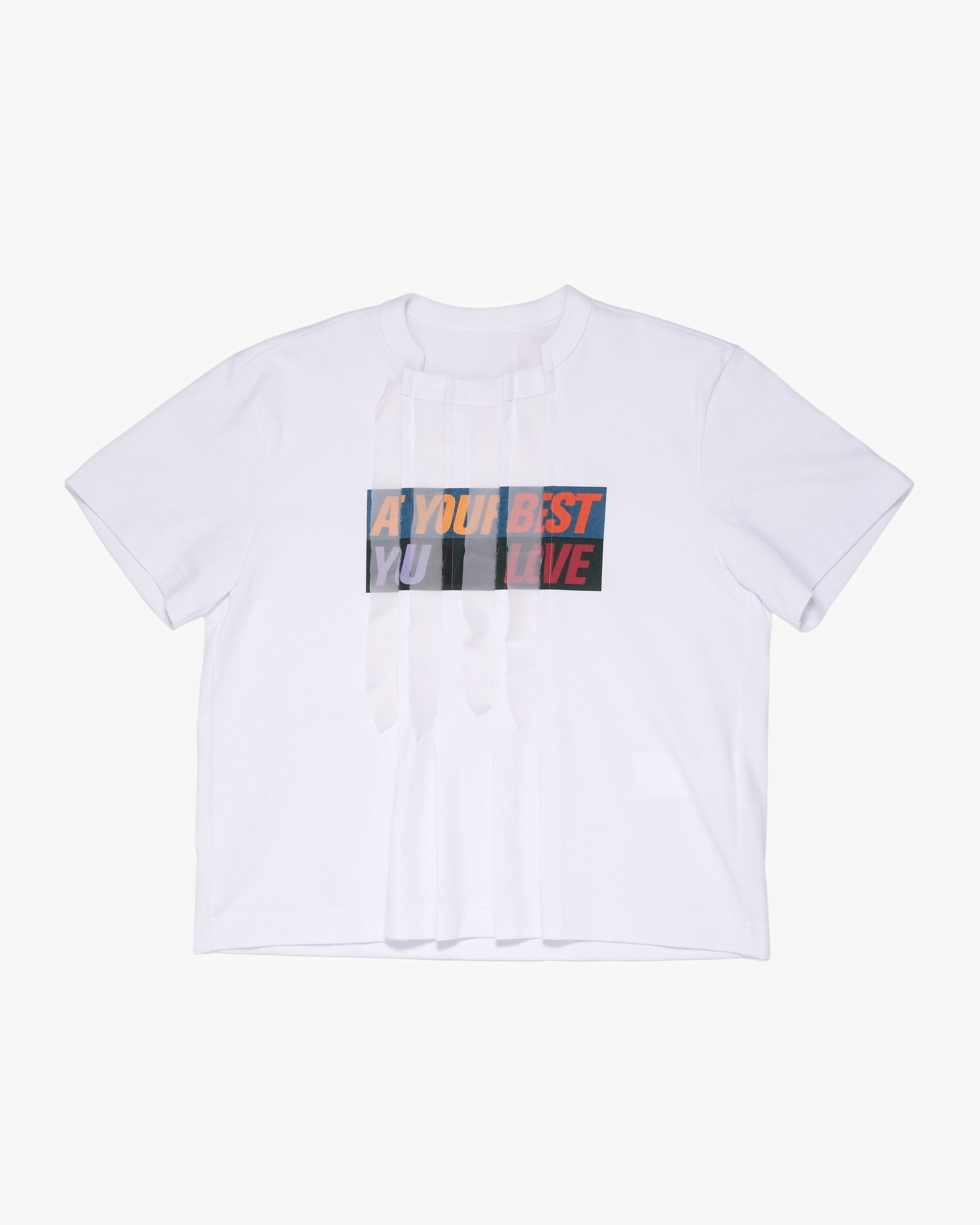 SACAI - Women's Print T-Shirt - (White101) by SACAI