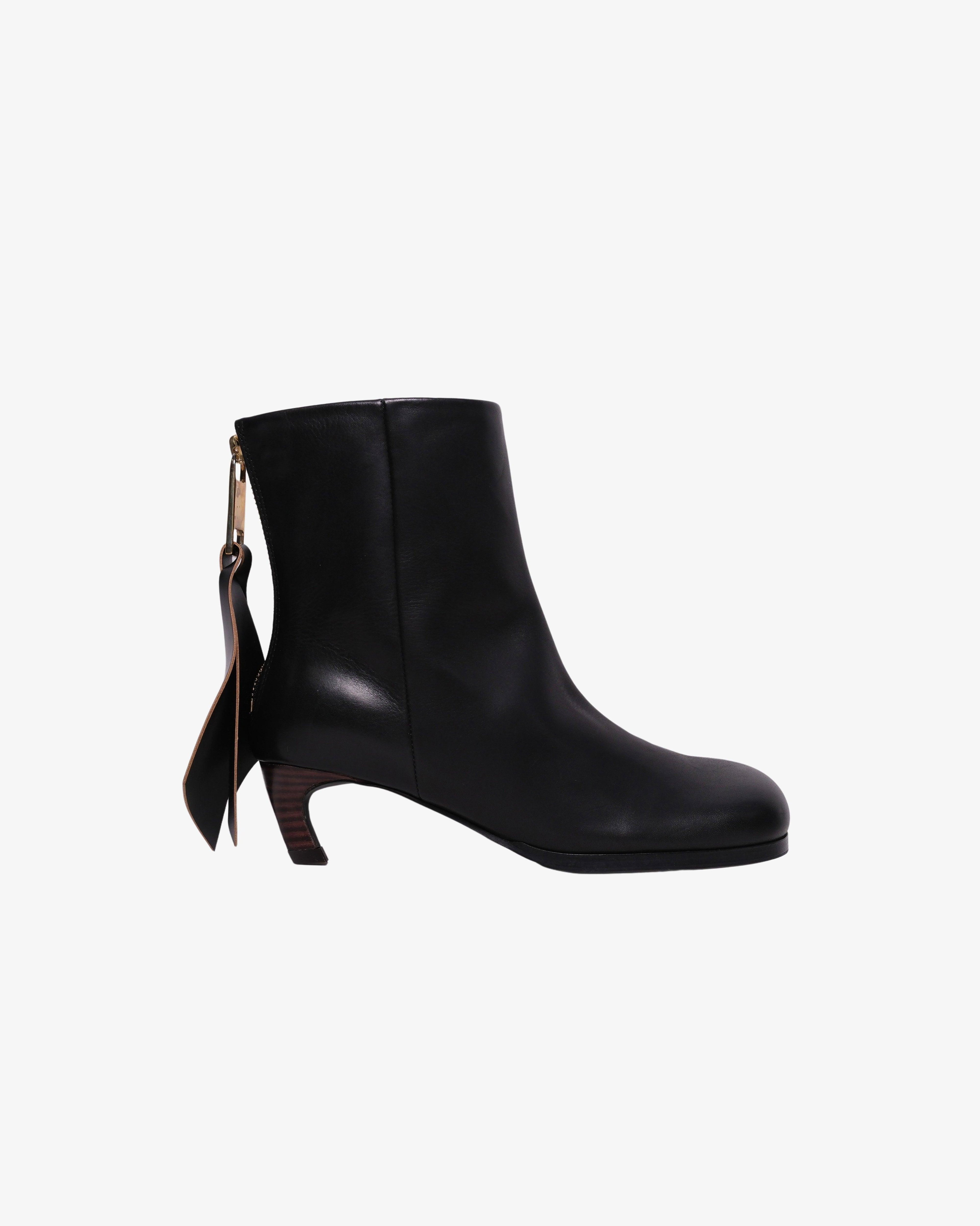 SACAI - Women's Puller Short Boots - (Black) by SACAI