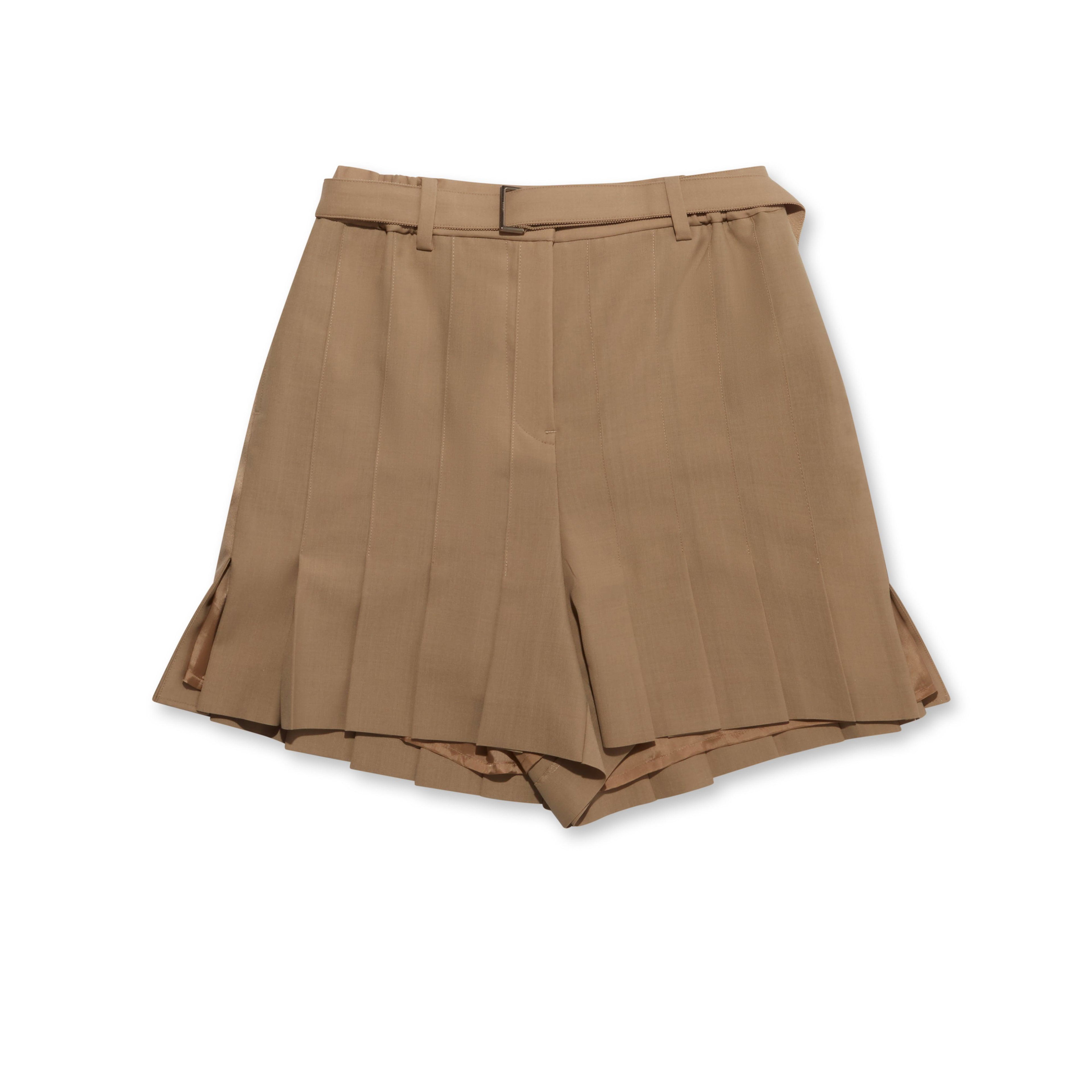 SACAI - Women's Suiting Shorts - (Beige) by SACAI