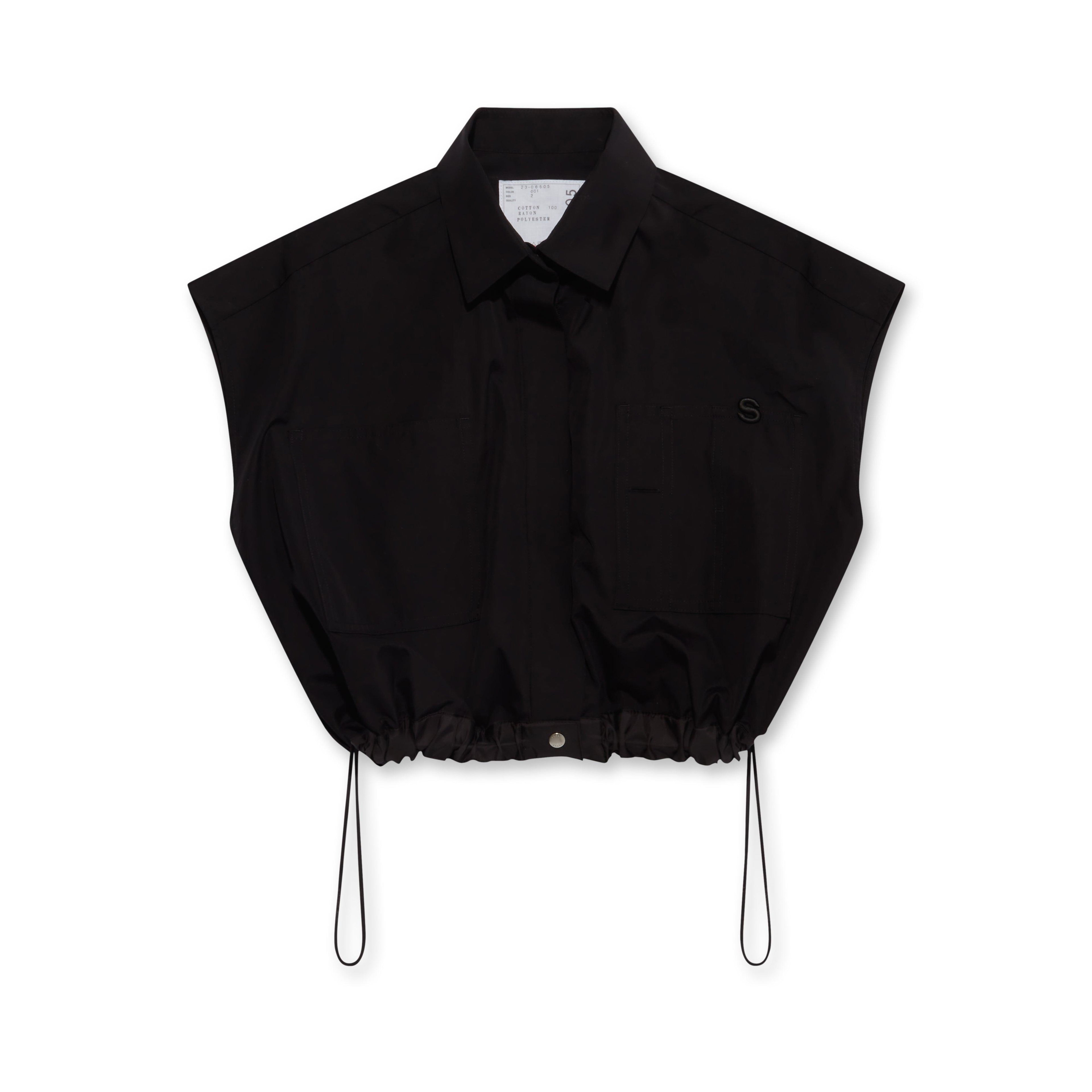 SACAI - Women's Thomas Mason Edition Shirt - (Black) by SACAI