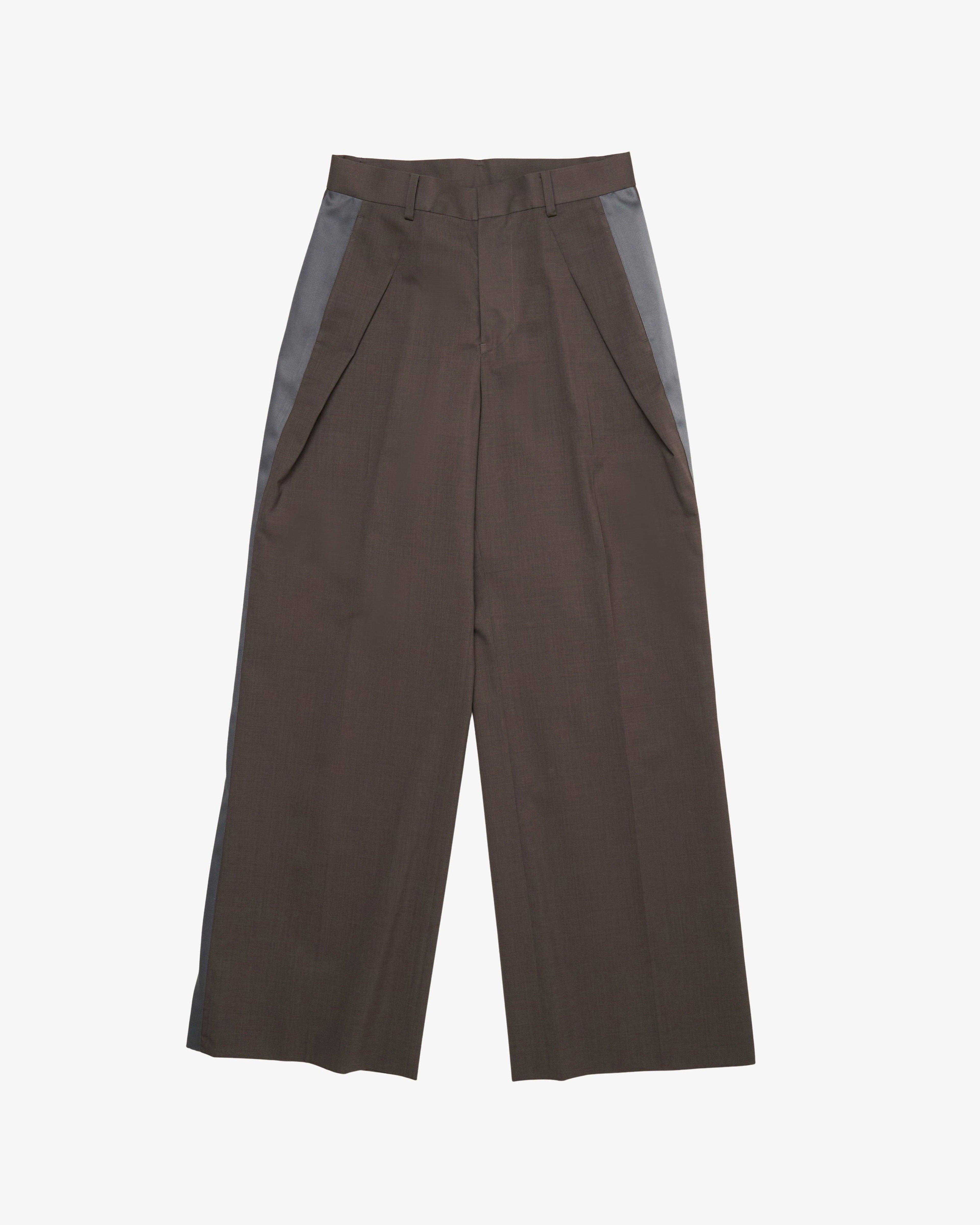 SACAI - Women's Wool Suiting Pants - (Grey) by SACAI