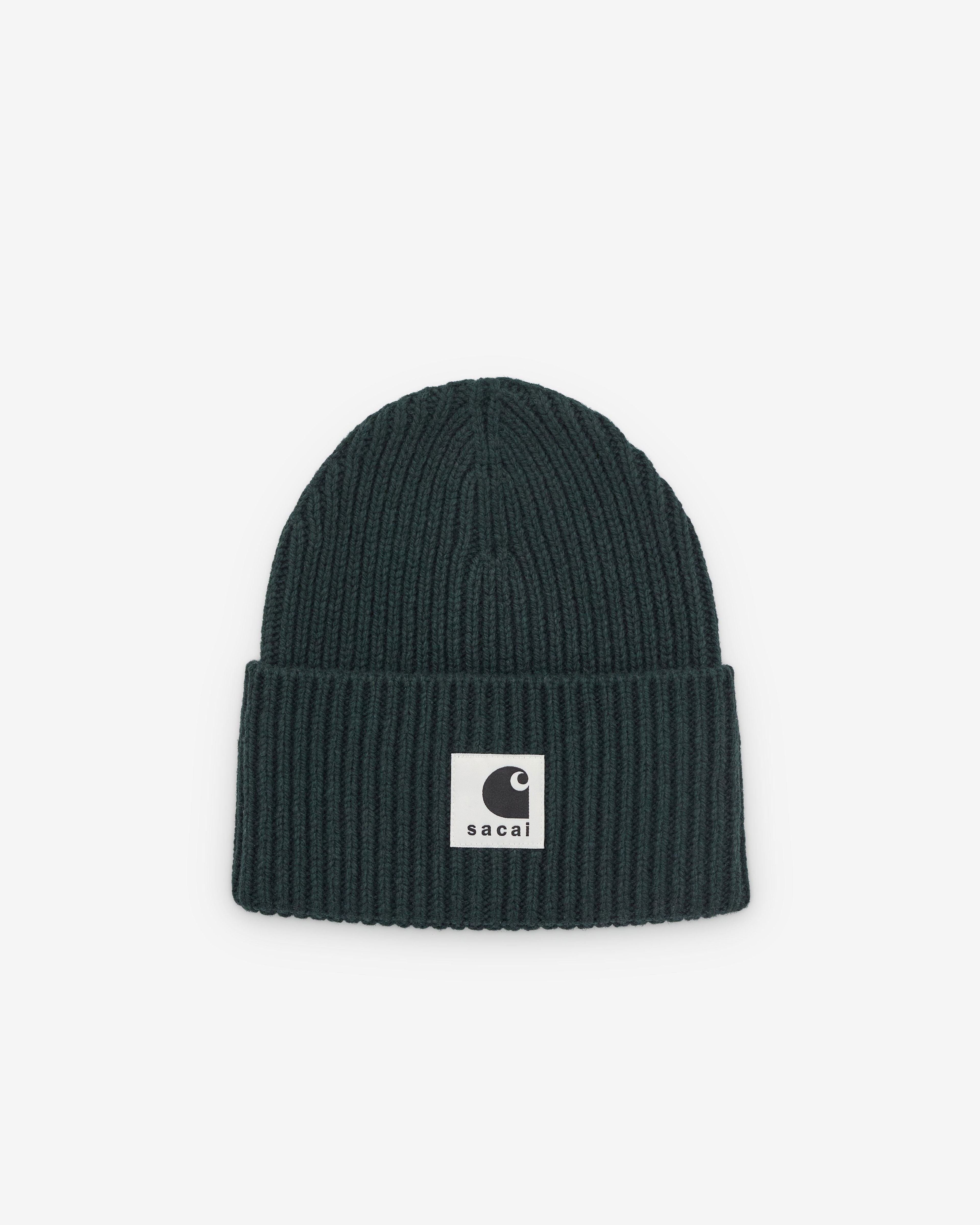 Sacai - Carhartt WIP Wool Knit Beanie - (Dark Green) by SACAI