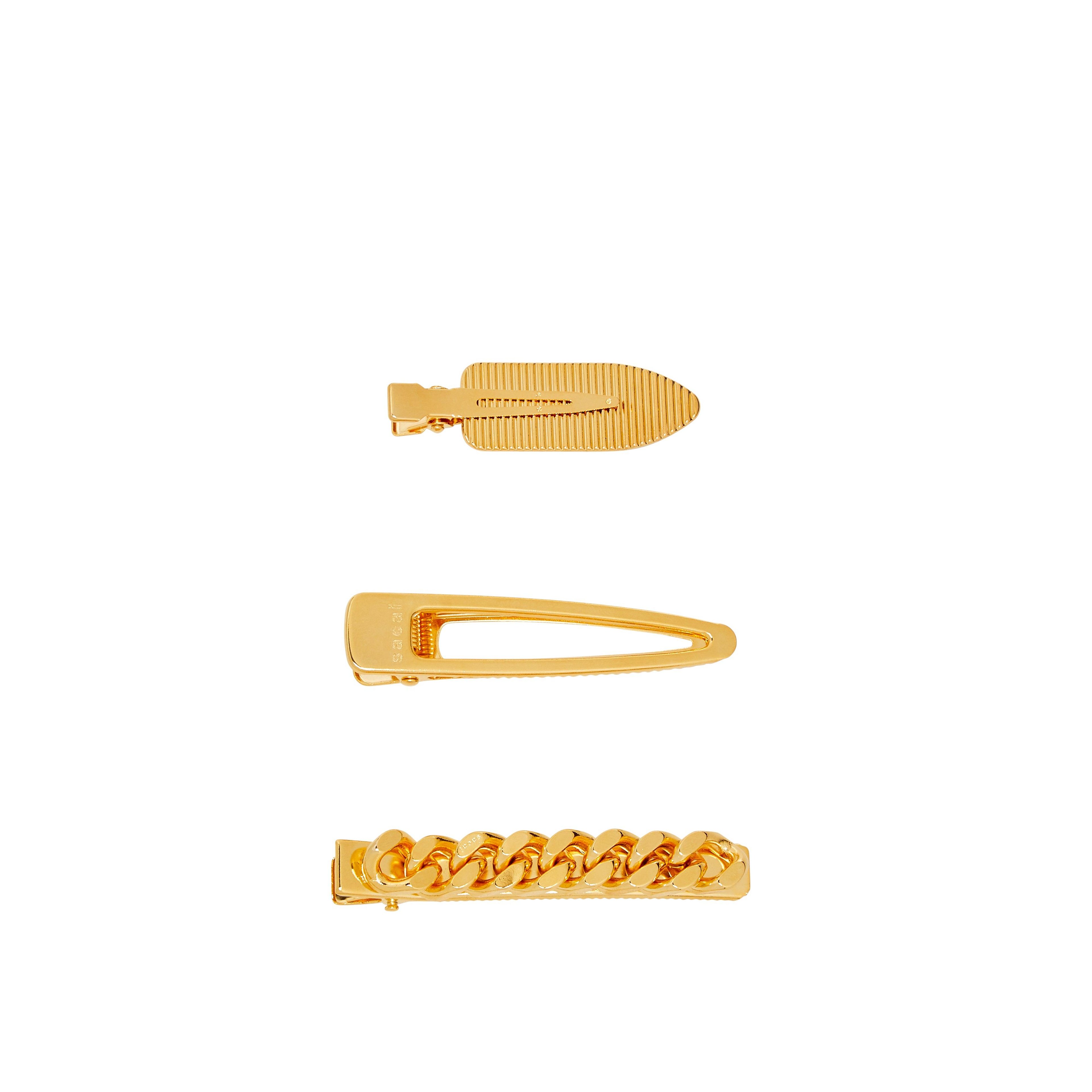 Sacai - Hair Clip Set - (Gold) by SACAI