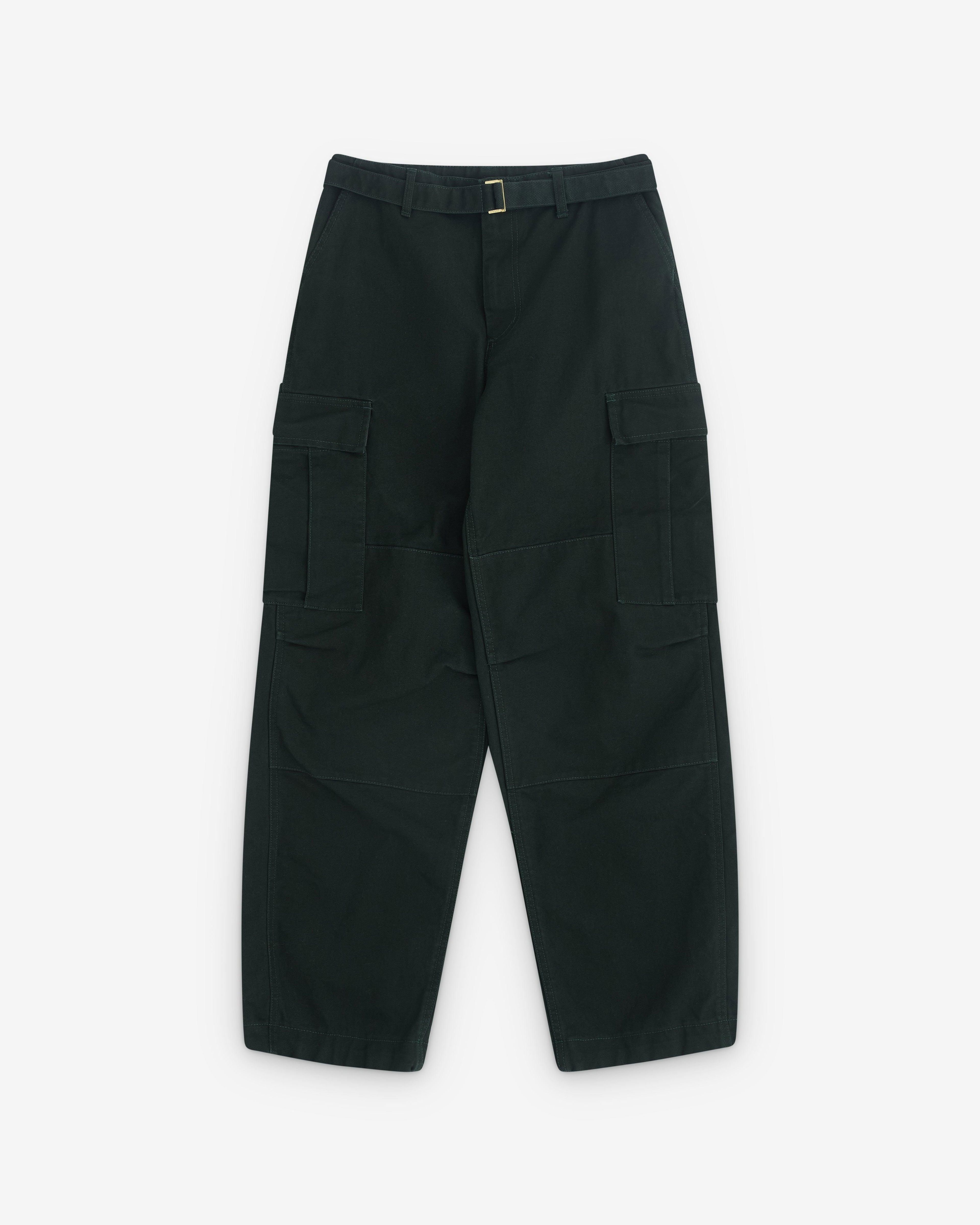 Sacai - Men's Carhartt WIP Canvas Cargo Pants - (Dark Green) by SACAI