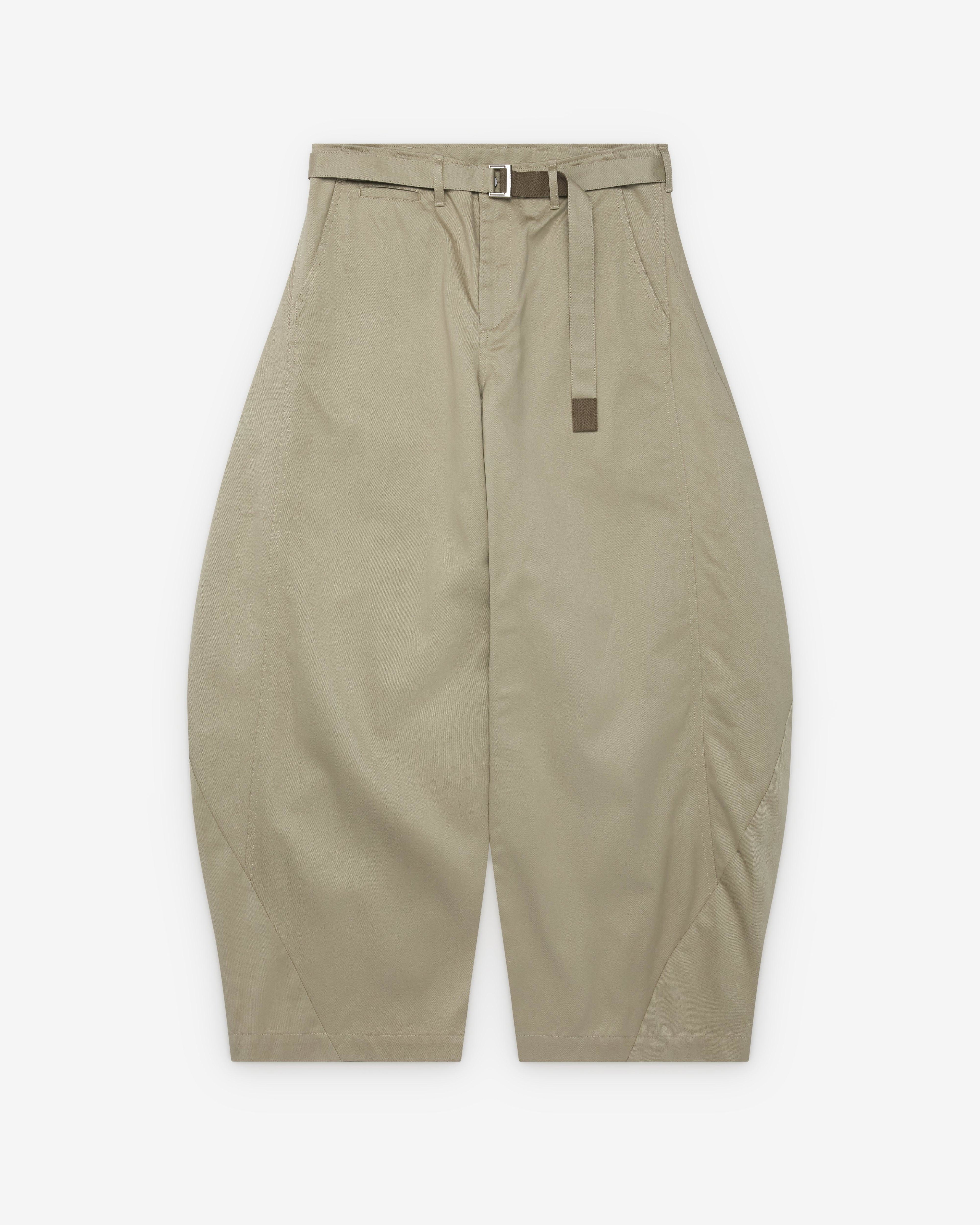 Sacai - Men's Cotton Chino Pants - (Beige) by SACAI