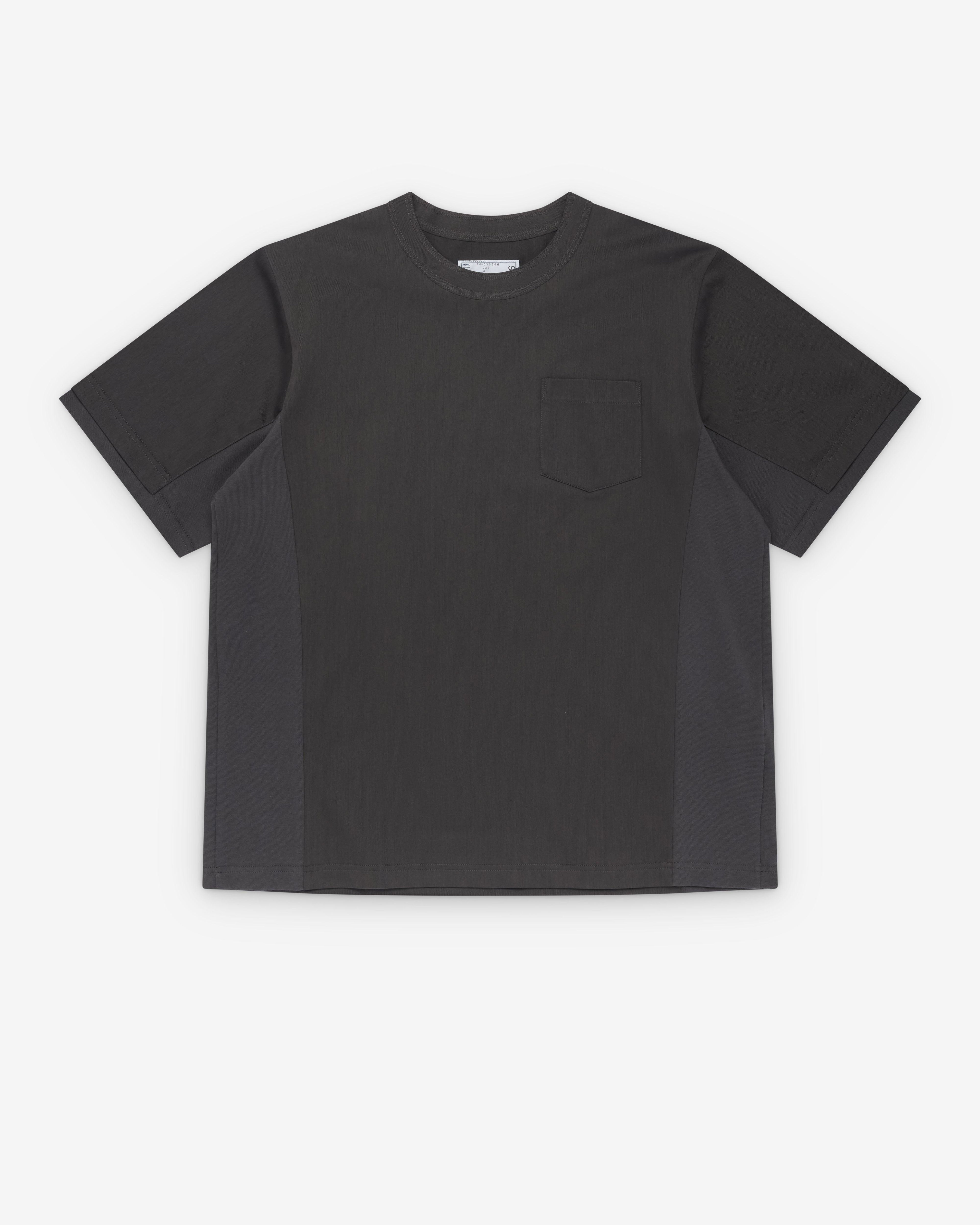 Sacai  - Men's Cotton Jersey T-Shirt - (Black) by SACAI