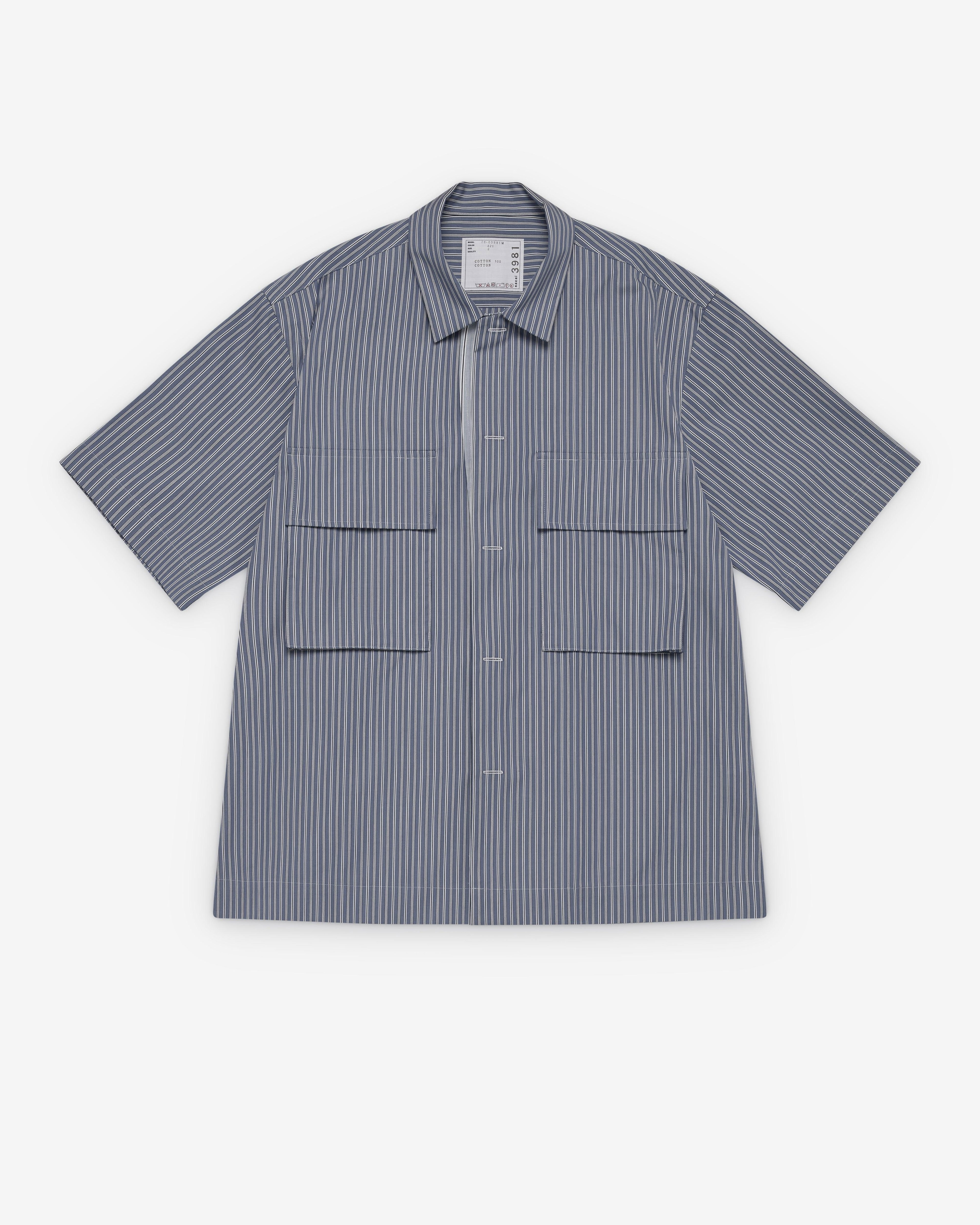 Sacai  - Men's Poplin Shirt - (Stripe) by SACAI