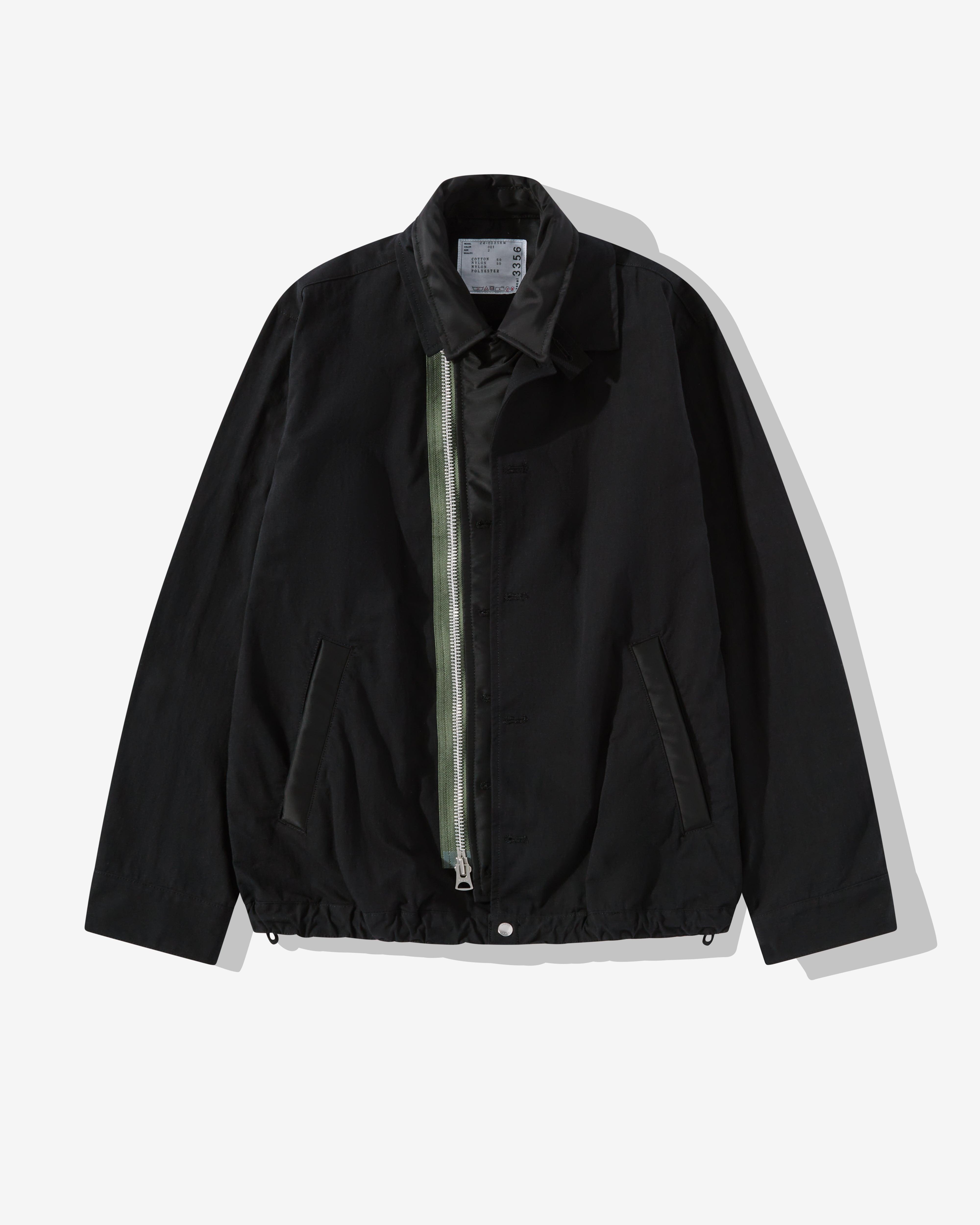 ✓sacai Men's Rip Stop Blouson 24-03356M Sacai - Men's Rip Stop Blouson - (Black) - Ss24 24-03356M by