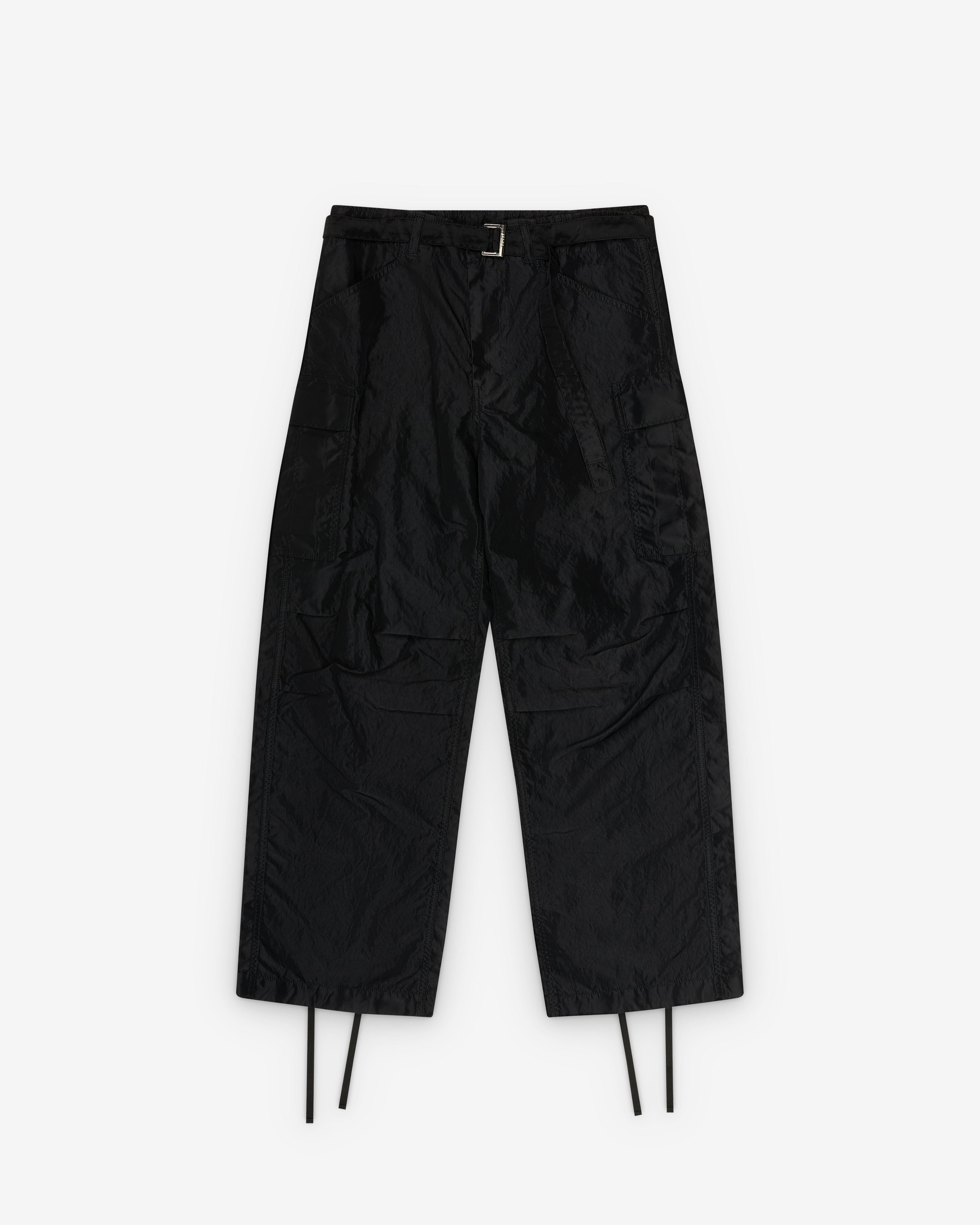 Sacai - Men's Treated Nylon Twill Pants - (Black) by SACAI