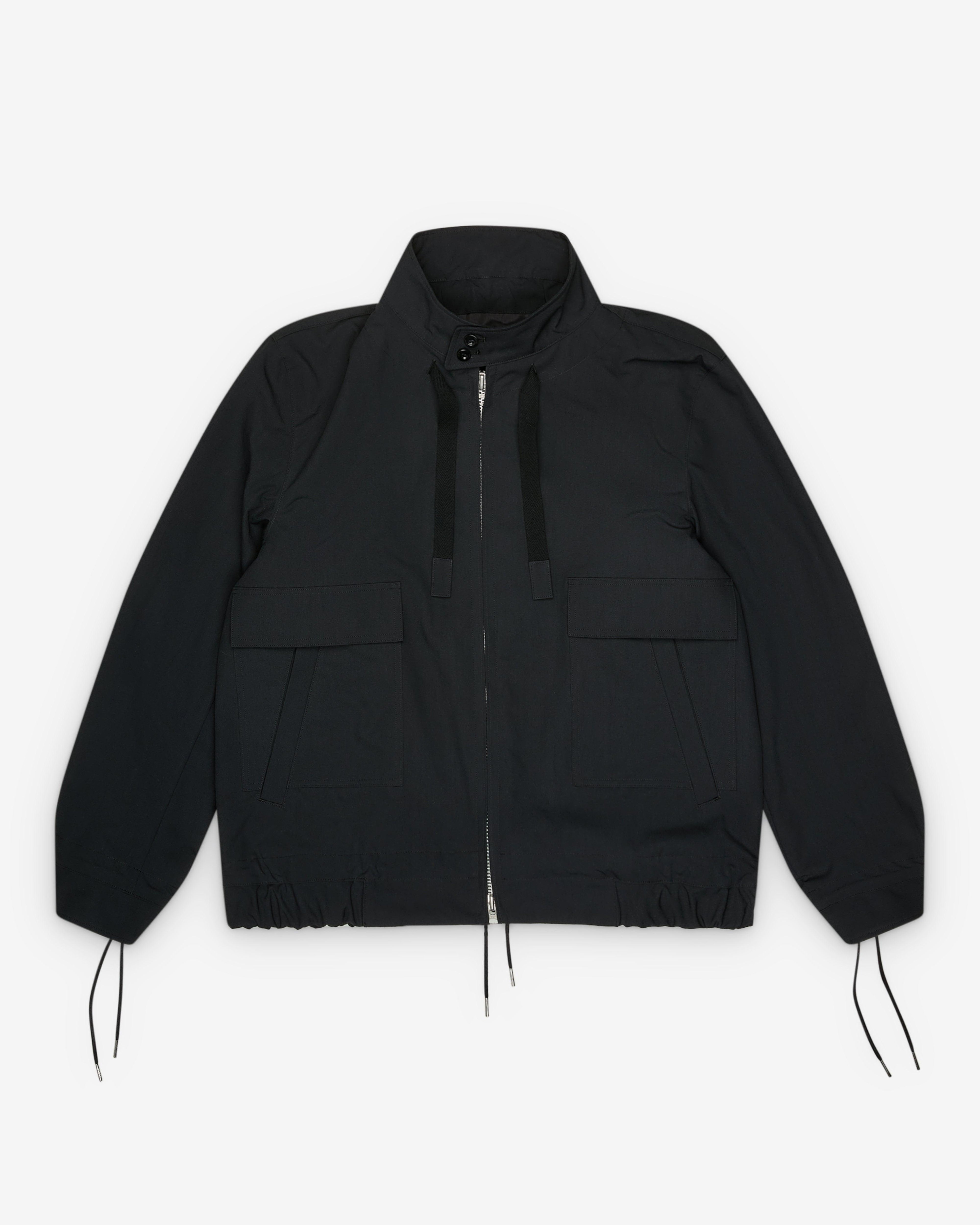 Sacai - Men's Weathercloth Blouson - (Black) by SACAI