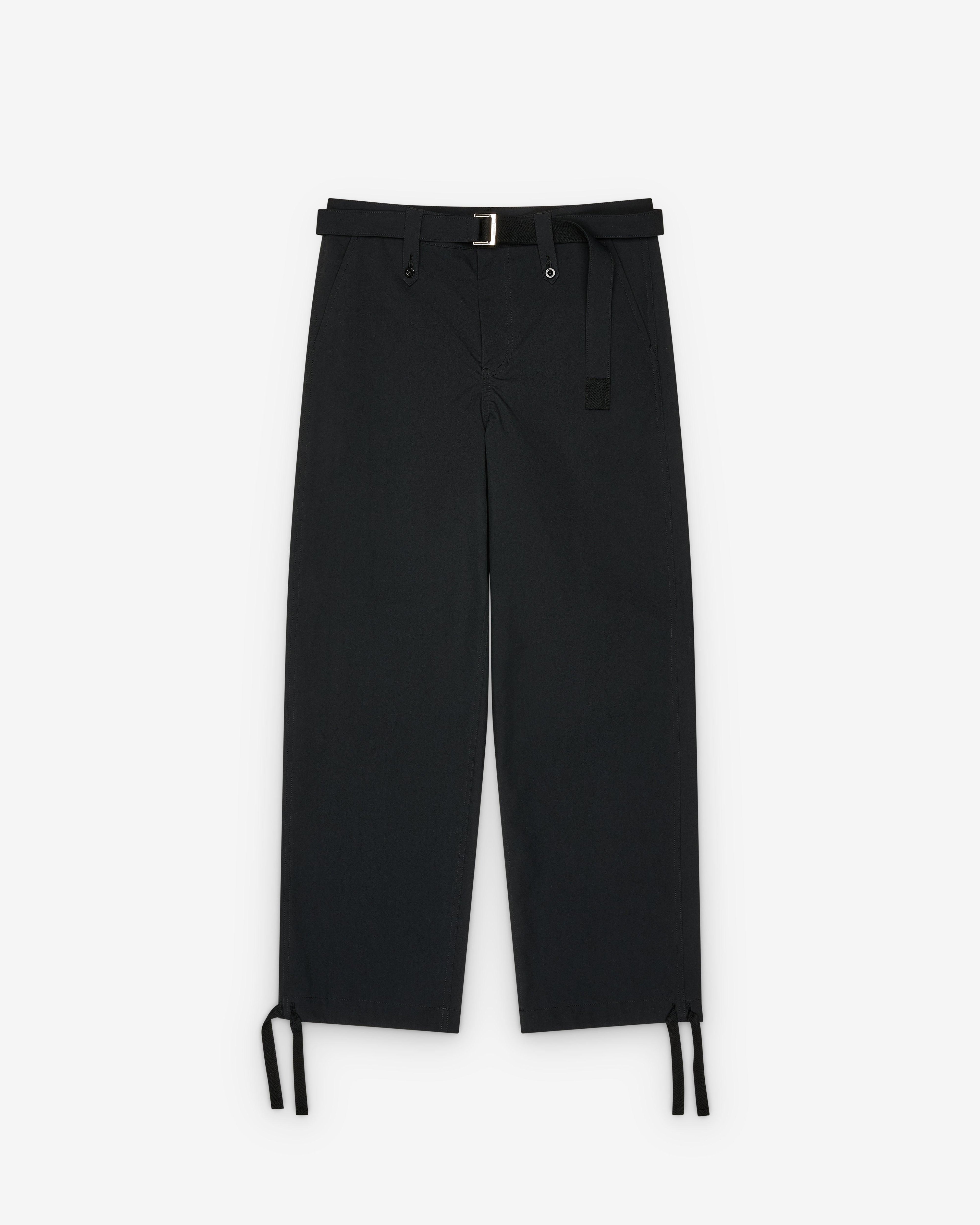 Sacai - Men's Weathercloth Pants - (Black) by SACAI