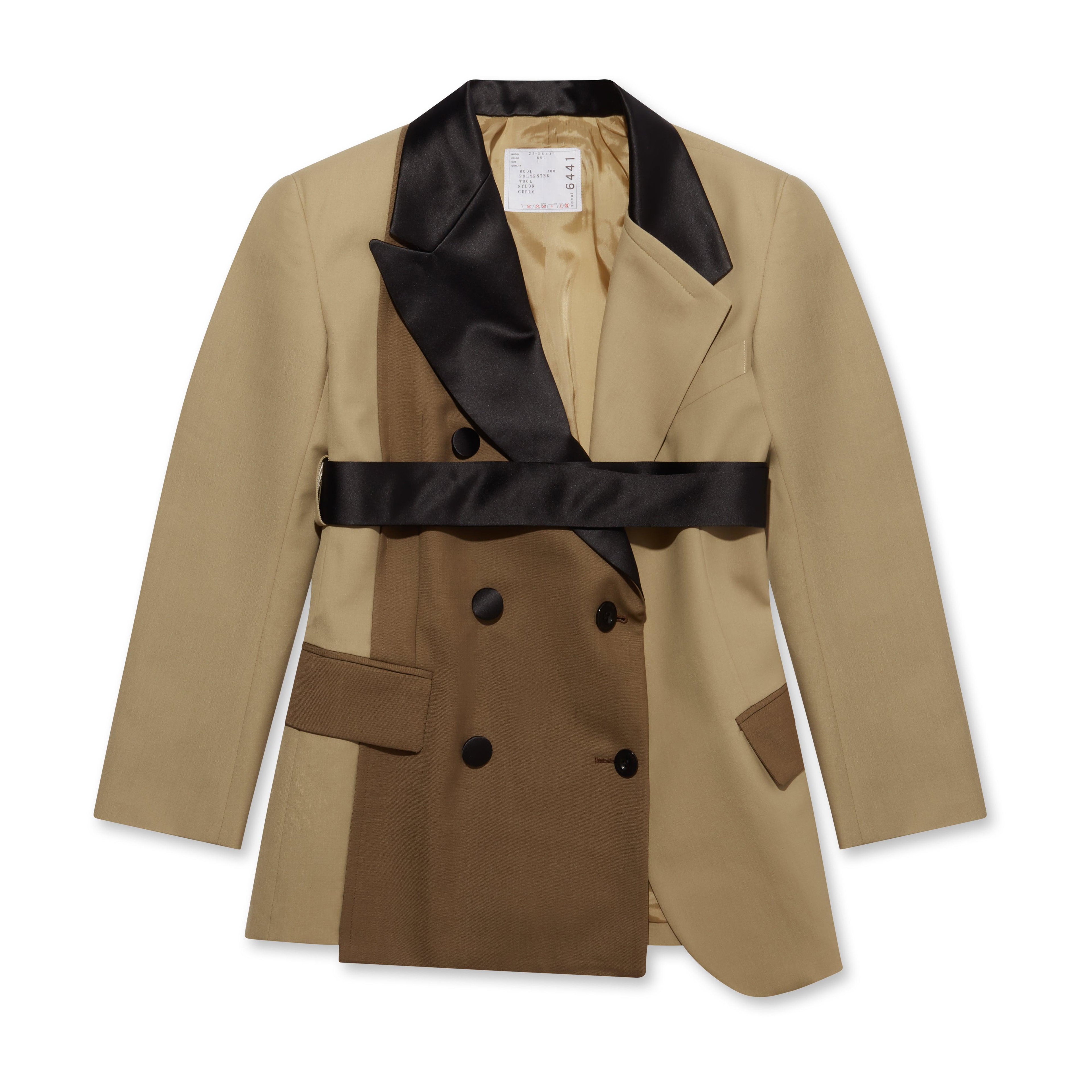Sacai - Women'S Suiting Jacket - (Beige) by SACAI
