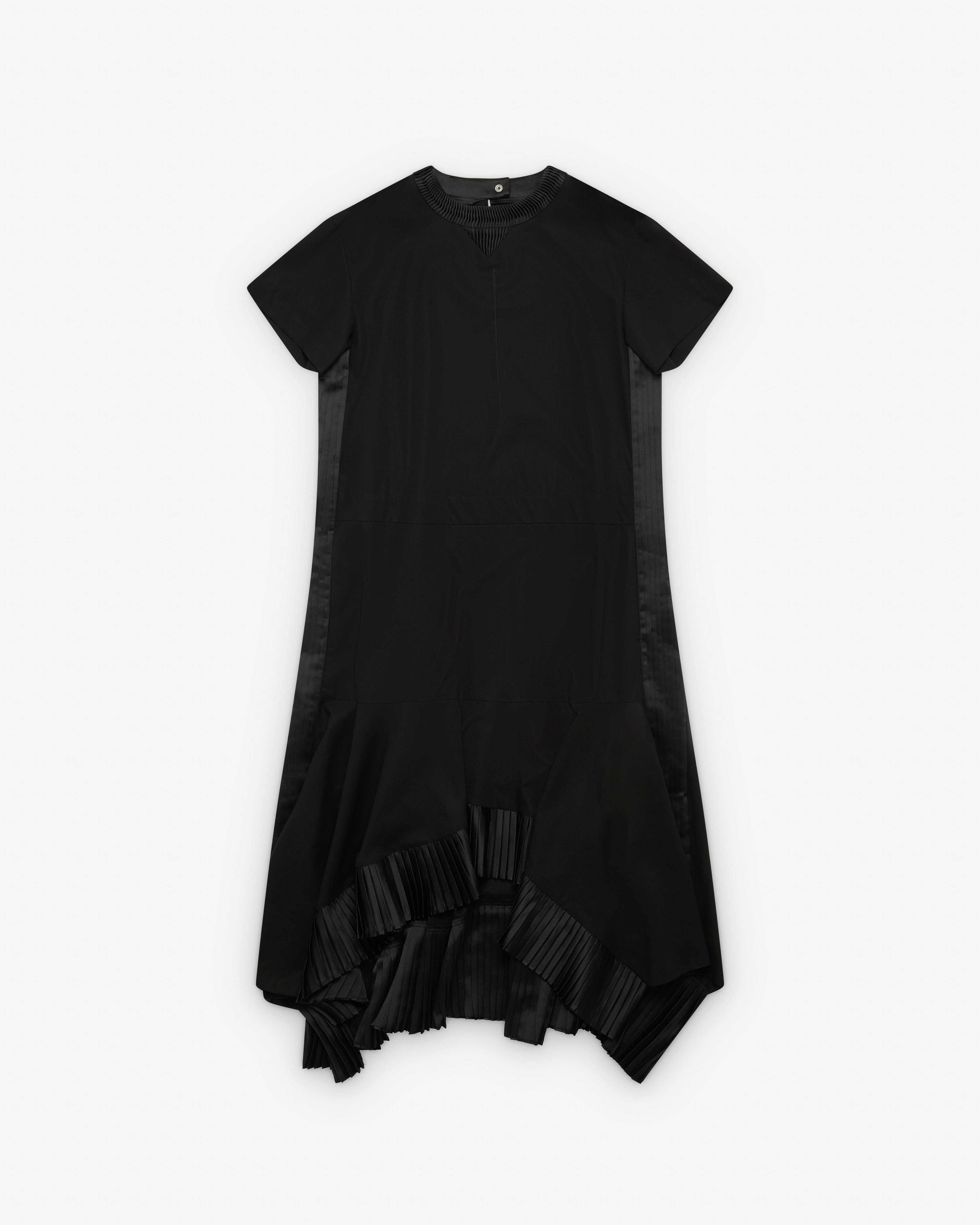 Sacai  - Women's Cotton Broadcloth Dress - (Black) by SACAI